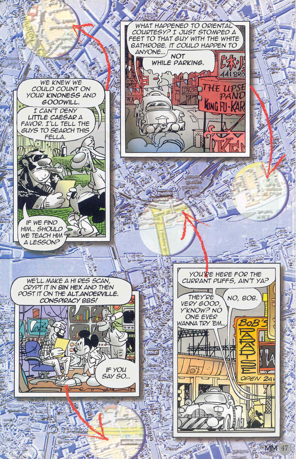 Read online Mickey Mouse Mystery Magazine comic -  Issue #0 - 47