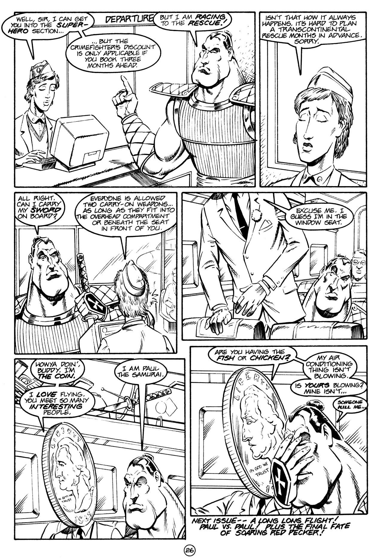 Read online Paul the Samurai (1992) comic -  Issue #4 - 28