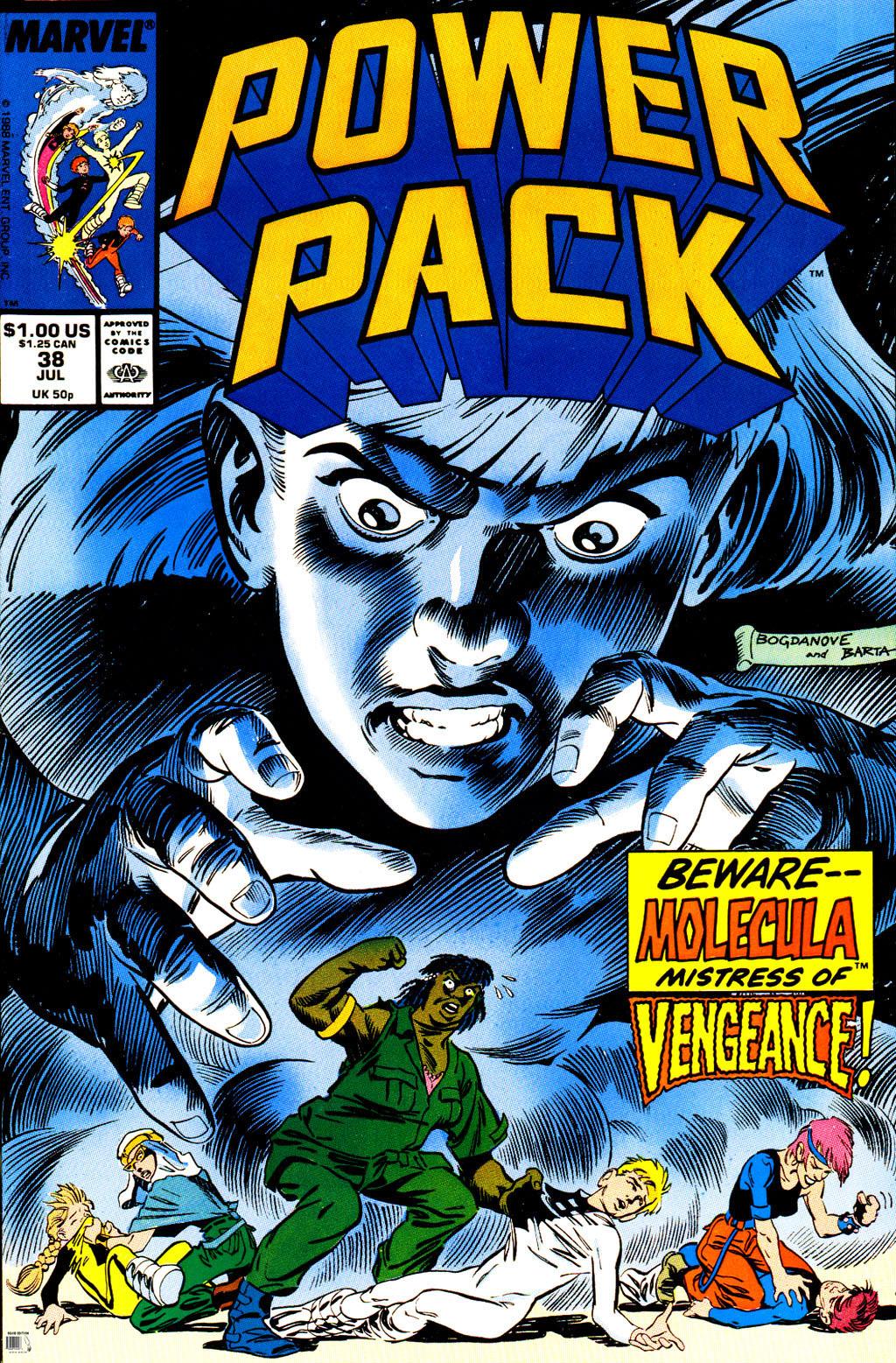 Read online Power Pack (1984) comic -  Issue #38 - 1