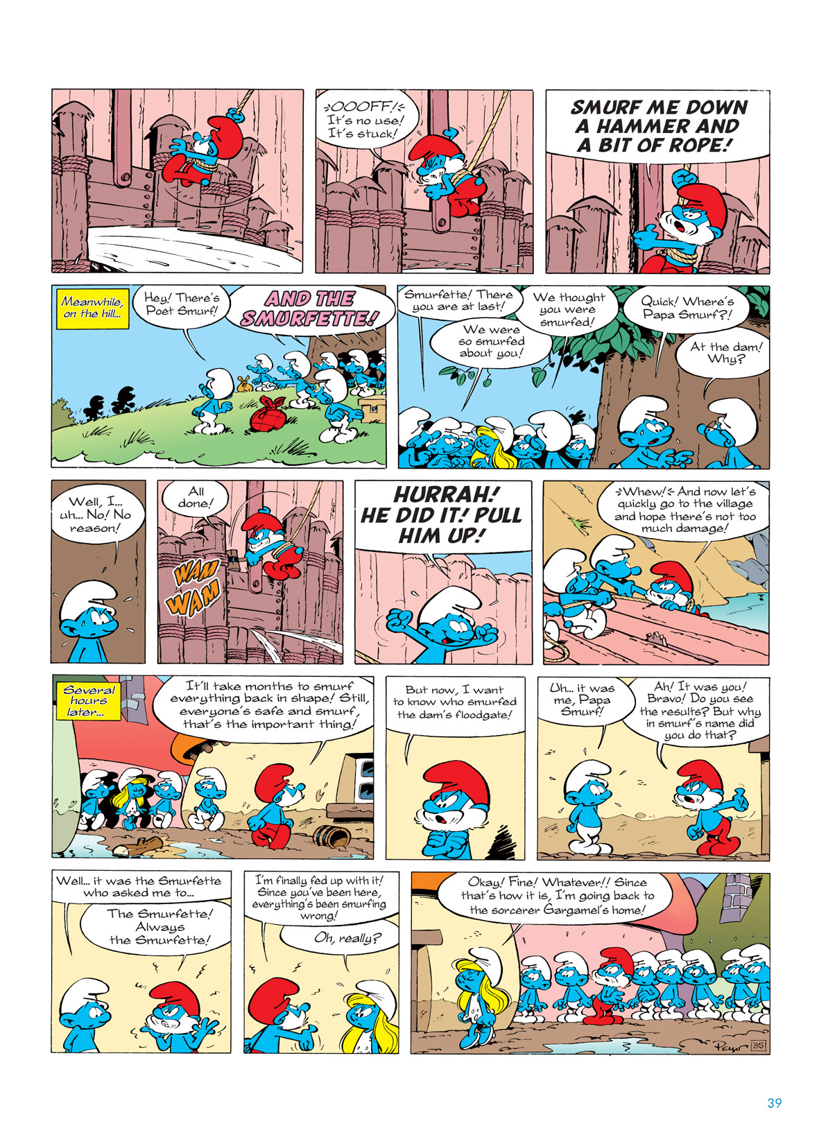 Read online The Smurfs comic -  Issue #4 - 39