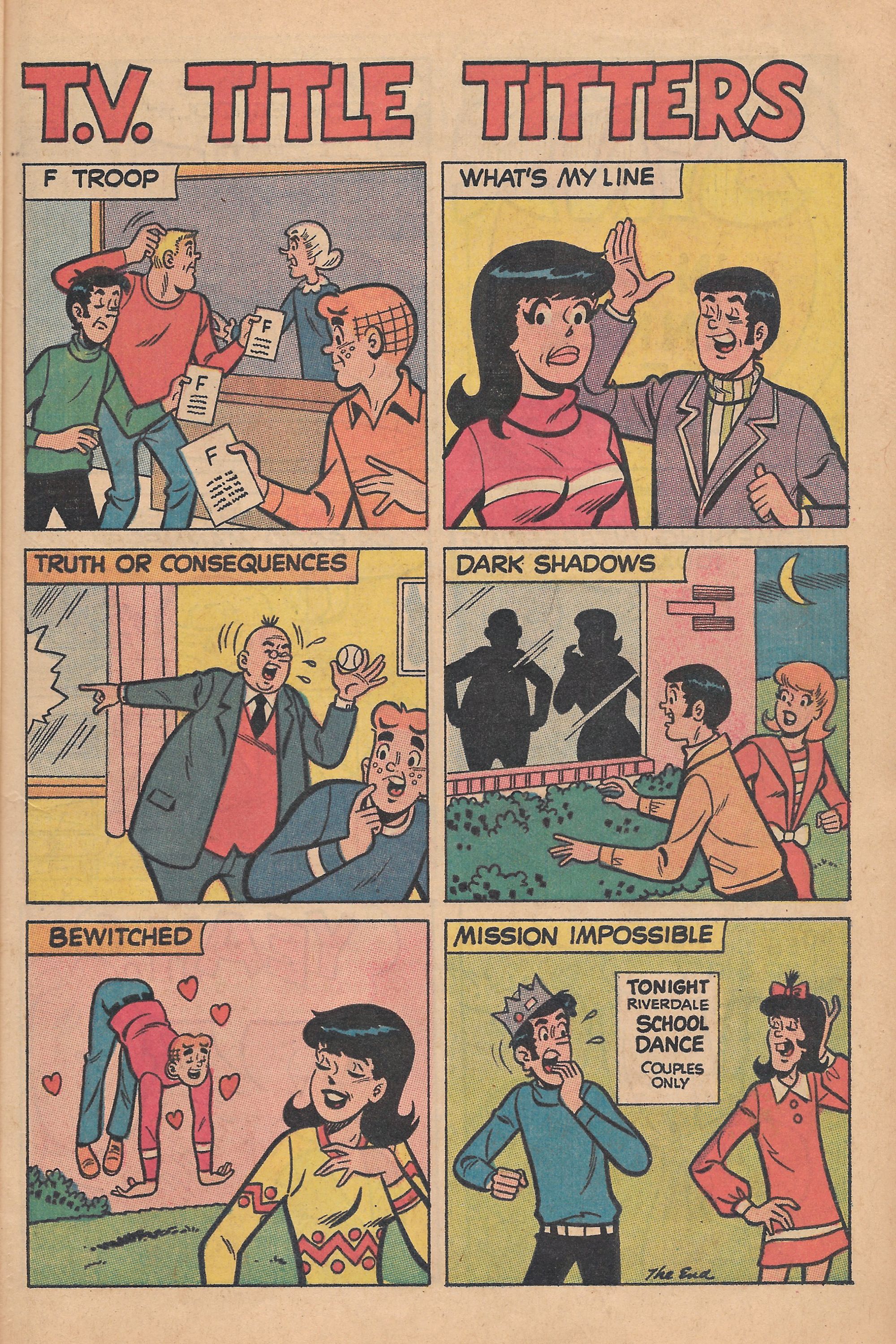 Read online Reggie's Wise Guy Jokes comic -  Issue #12 - 23