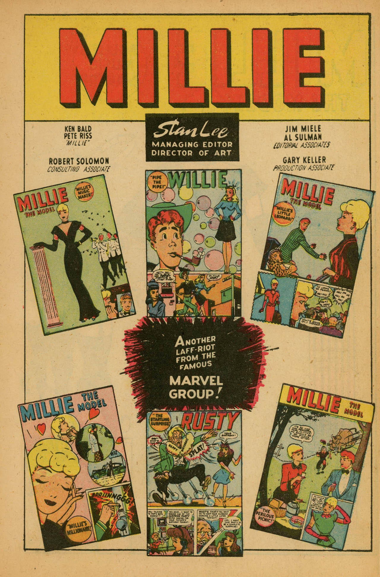 Read online Millie the Model comic -  Issue #7 - 3
