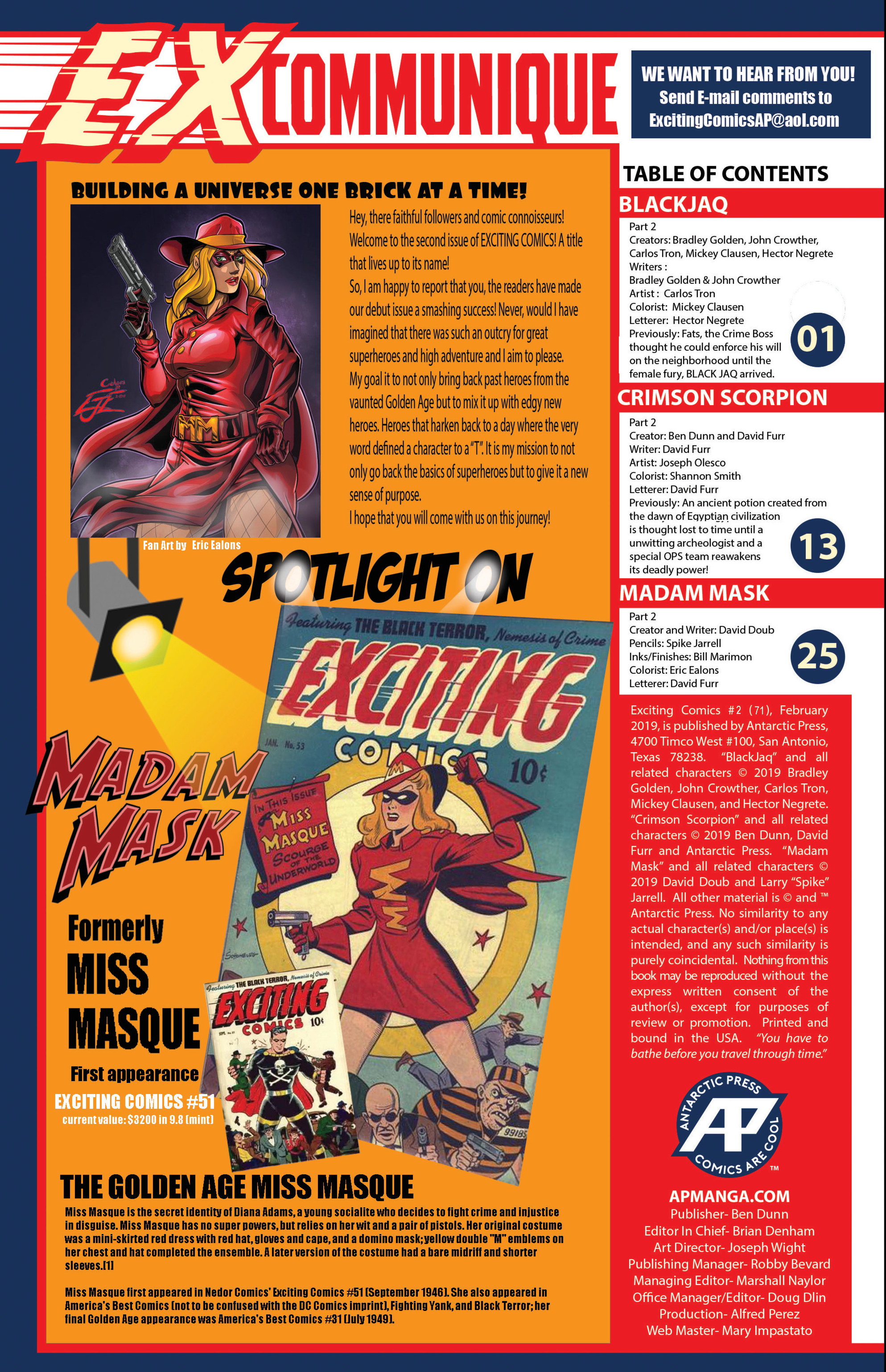 Read online Exciting Comics (2019) comic -  Issue #2 - 2
