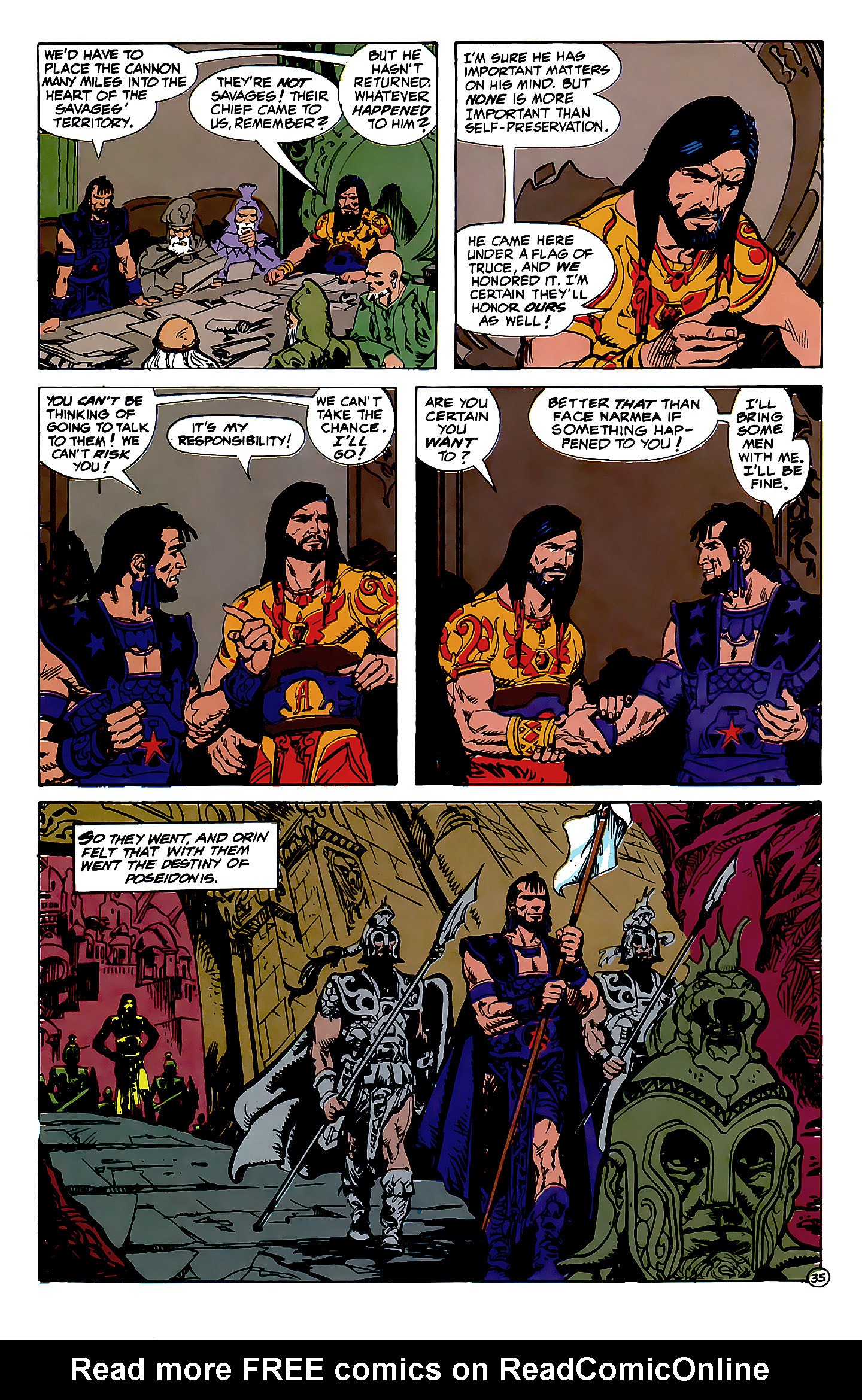 Read online Atlantis Chronicles comic -  Issue #1 - 35
