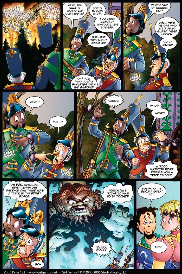 Read online Girl Genius (2002) comic -  Issue #6 - 133