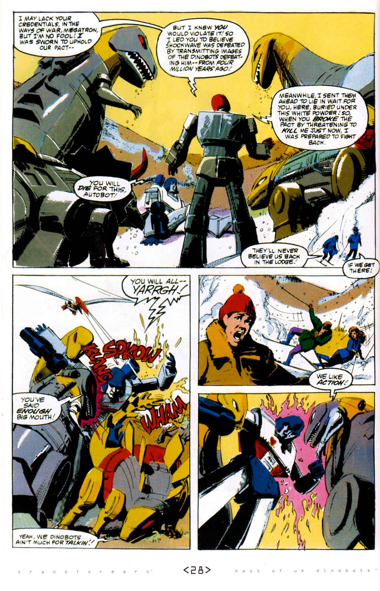 Read online The Transformers: Best of UK: Dinobots comic -  Issue #6 - 31