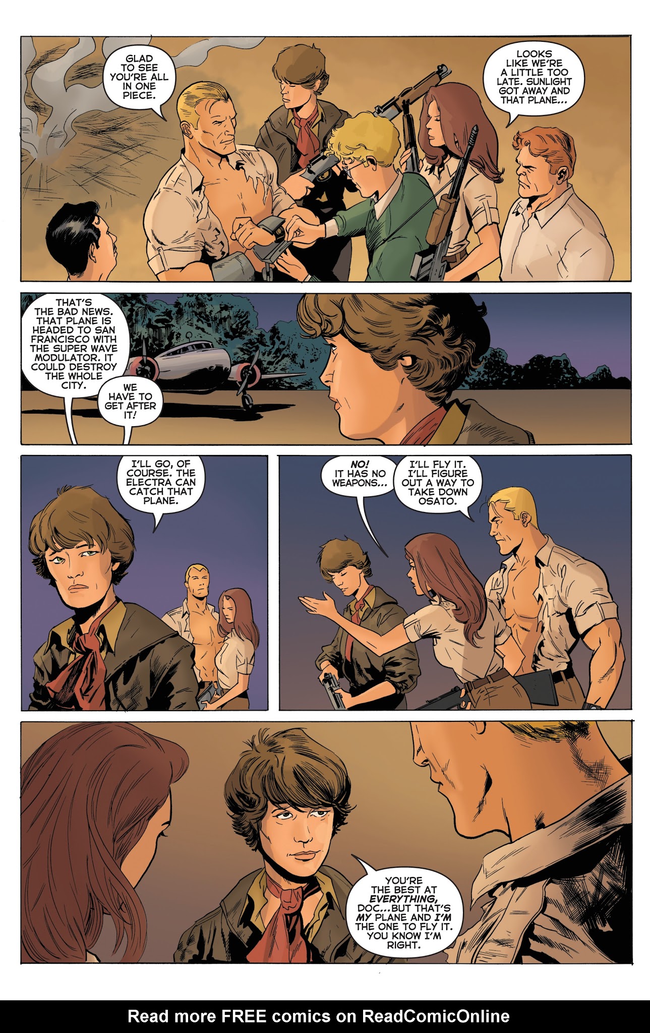 Read online Doc Savage: Ring Of Fire comic -  Issue #4 - 14