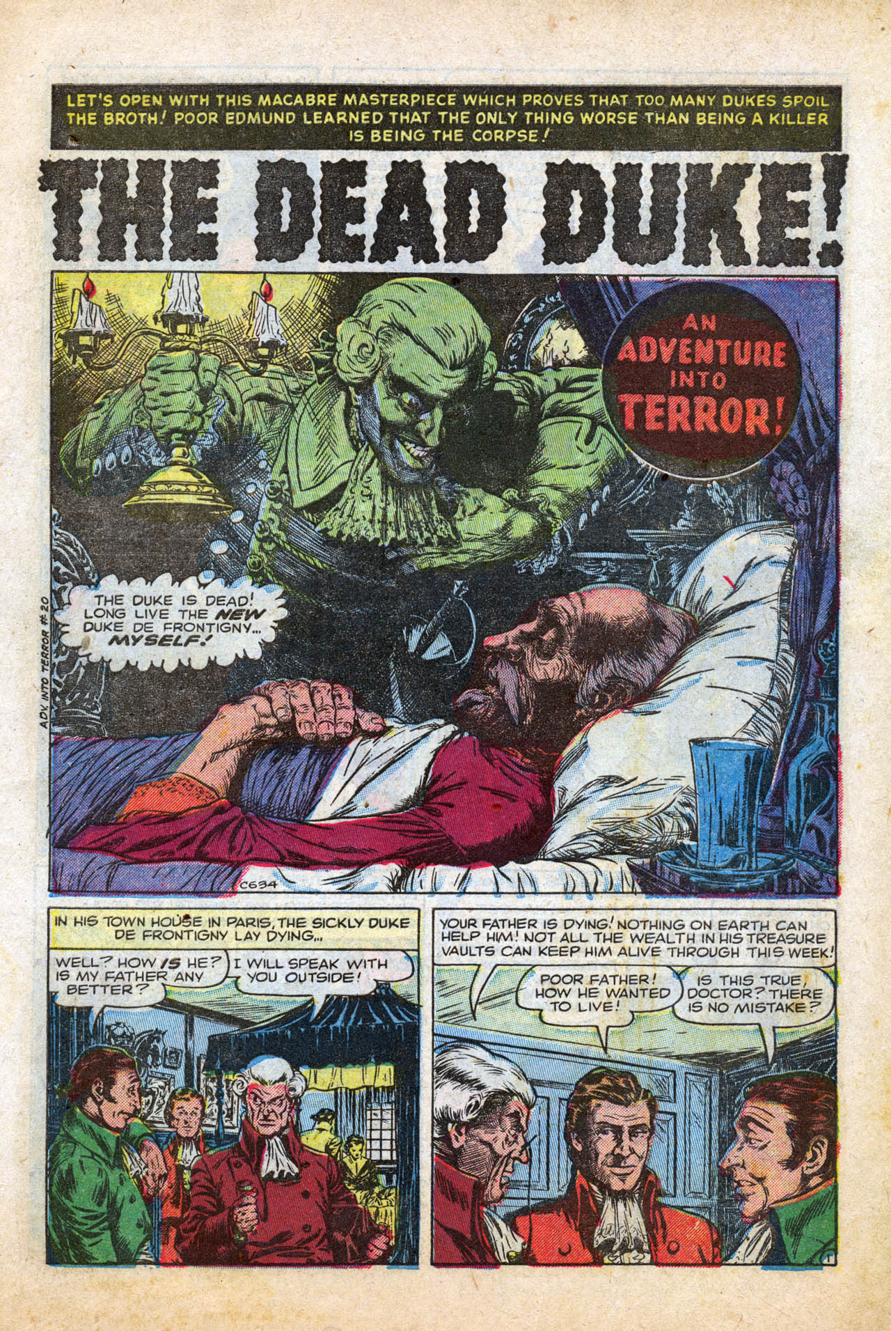 Read online Adventures into Terror comic -  Issue #20 - 2