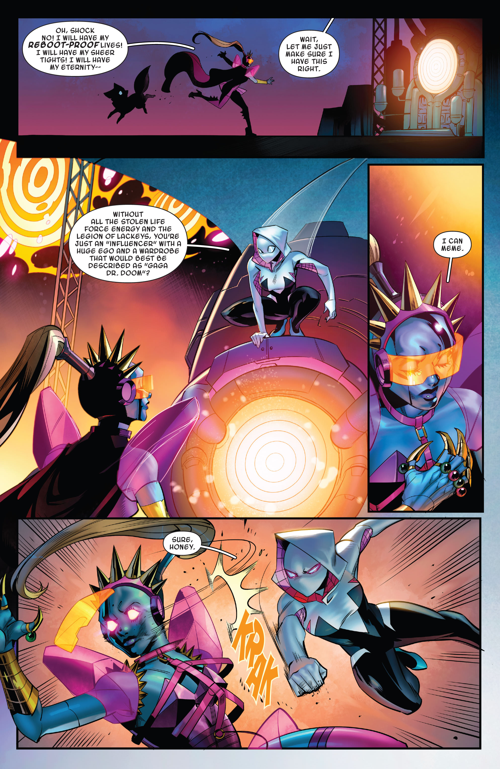 Read online Spider-Gwen: Gwenverse comic -  Issue #5 - 15