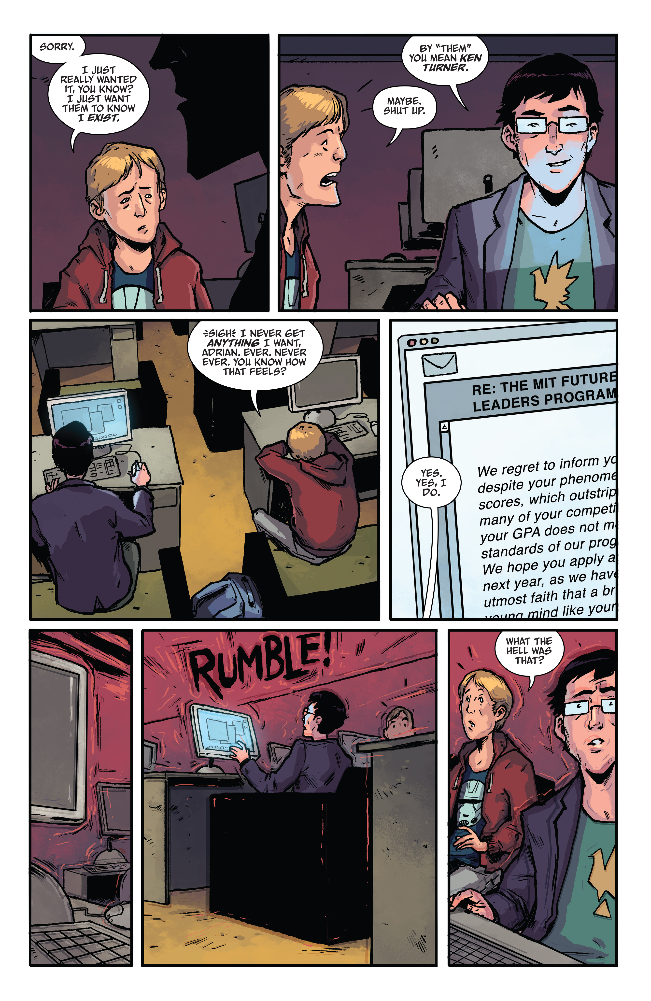 Read online The Woods comic -  Issue # _Yearbook Edition 1 (Part 1) - 12