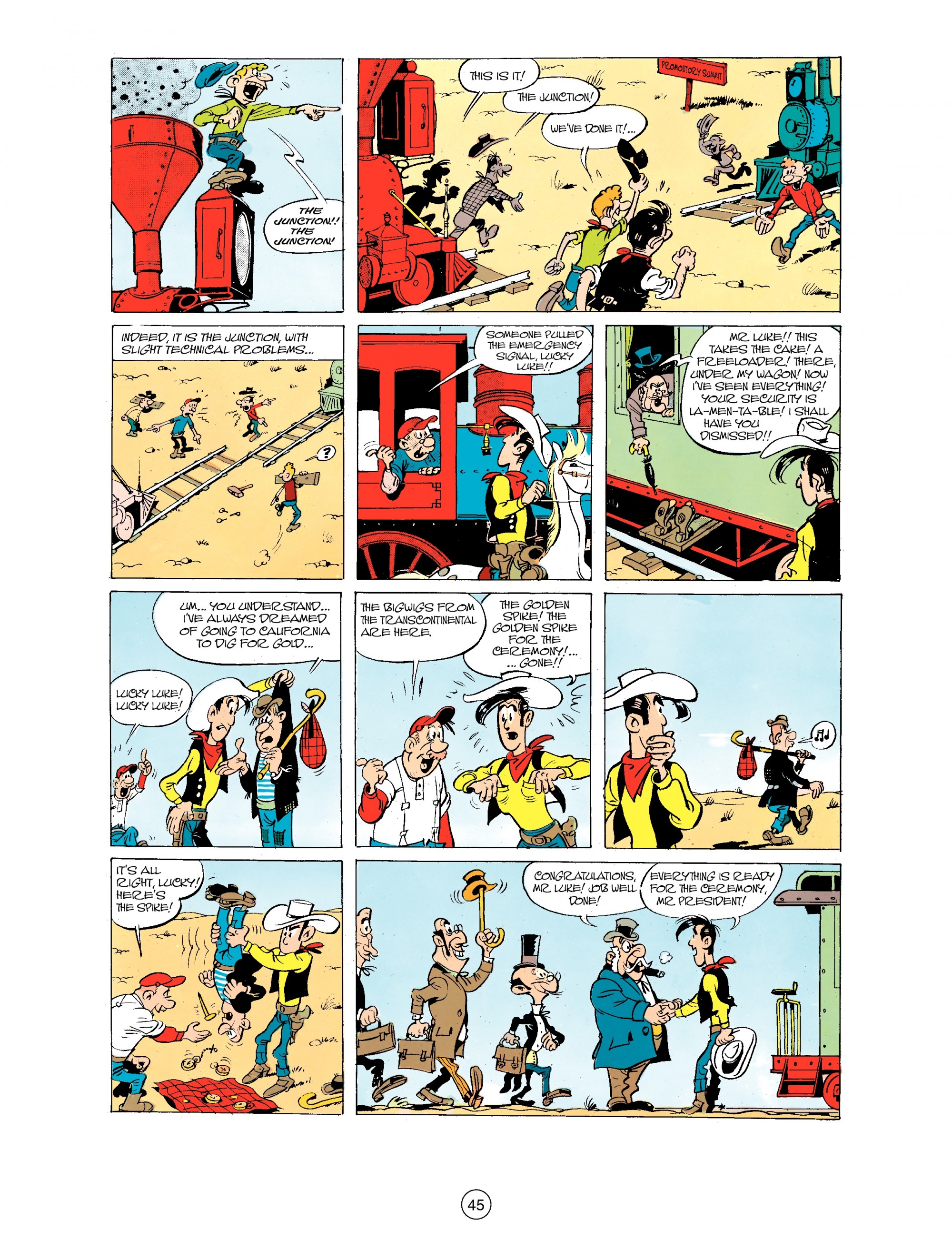 Read online A Lucky Luke Adventure comic -  Issue #32 - 45