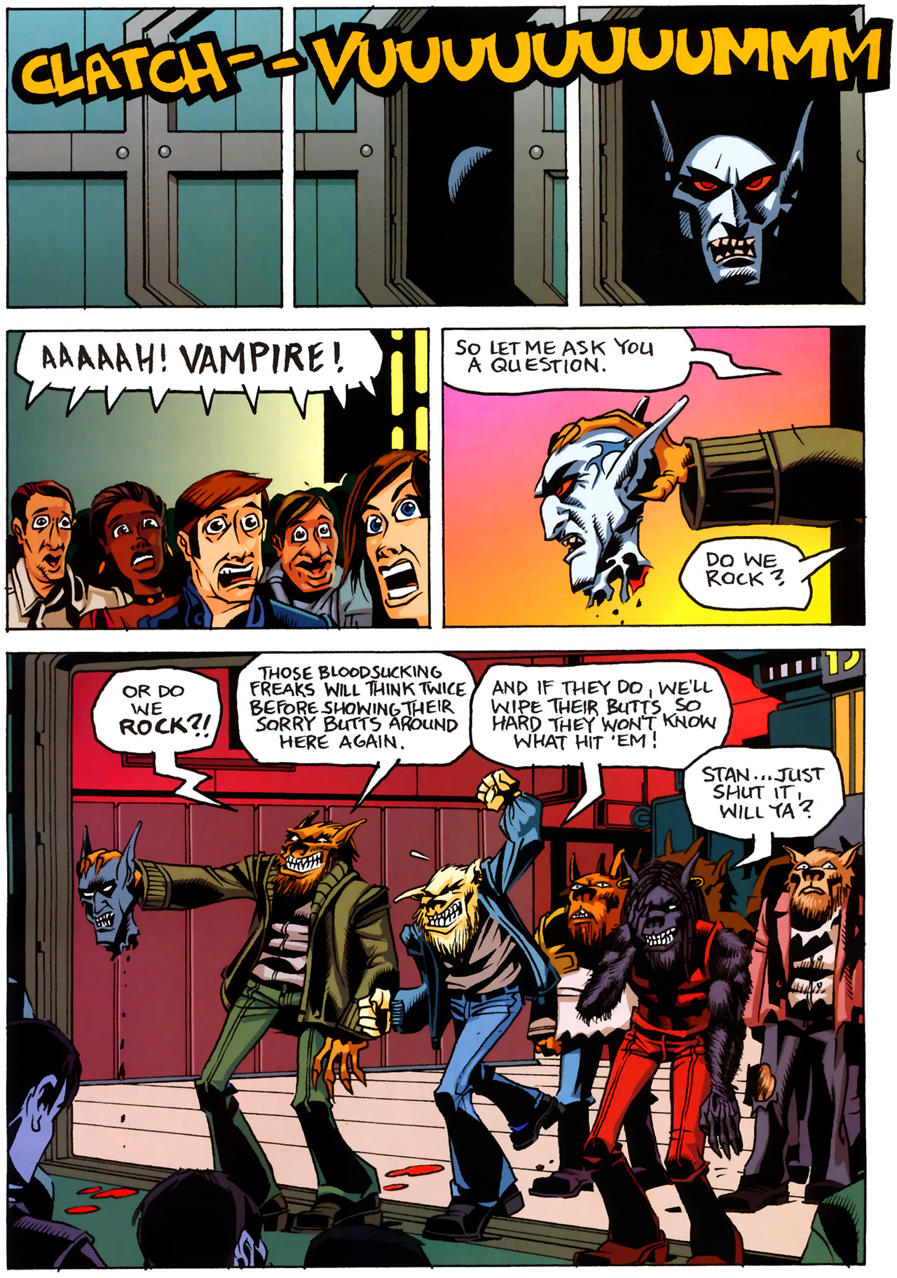 Read online Werewolves on the Moon: Versus Vampires comic -  Issue #2 - 9