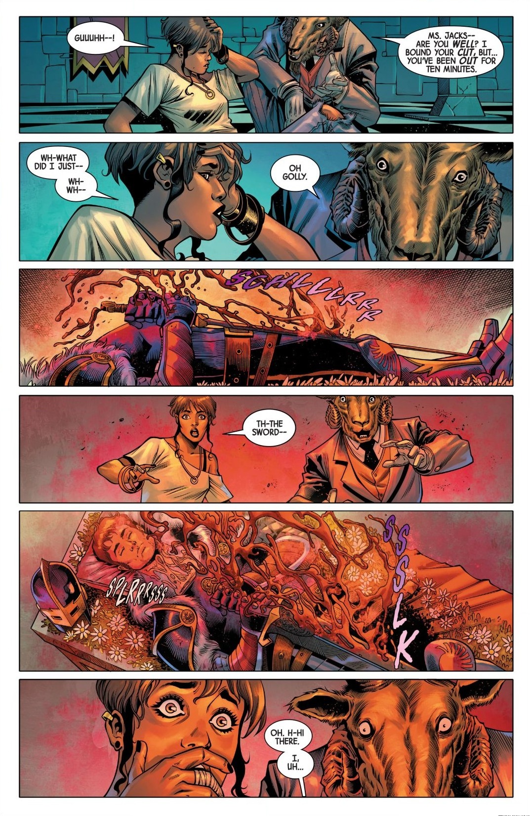 Read online Black Knight: Curse Of The Ebony Blade comic -  Issue #1 - 21