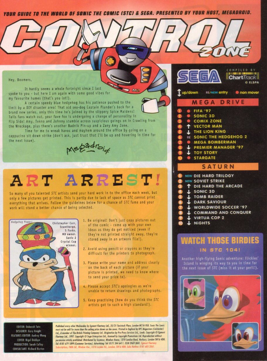 Read online Sonic the Comic comic -  Issue #103 - 2