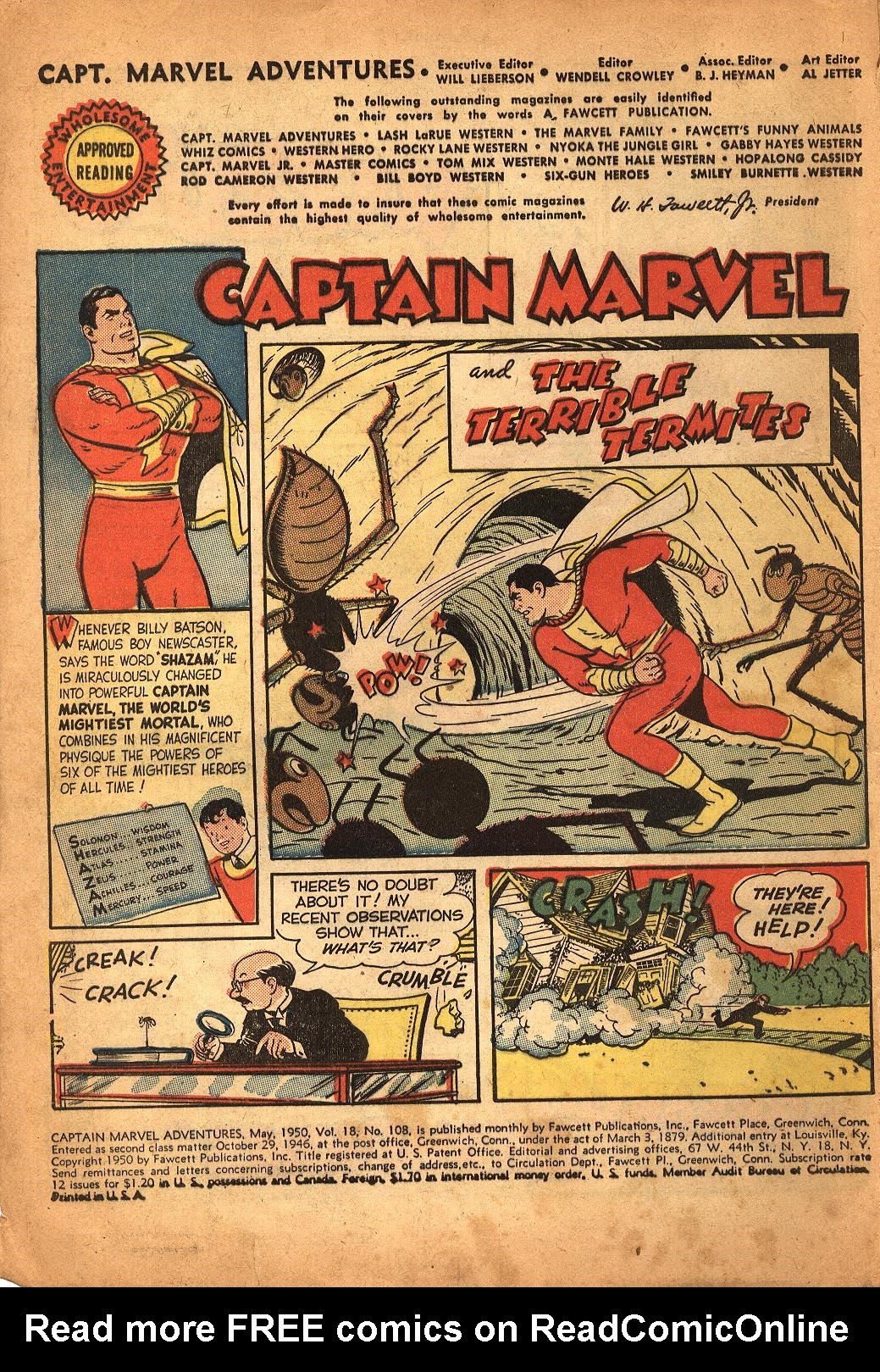 Read online Captain Marvel Adventures comic -  Issue #108 - 4