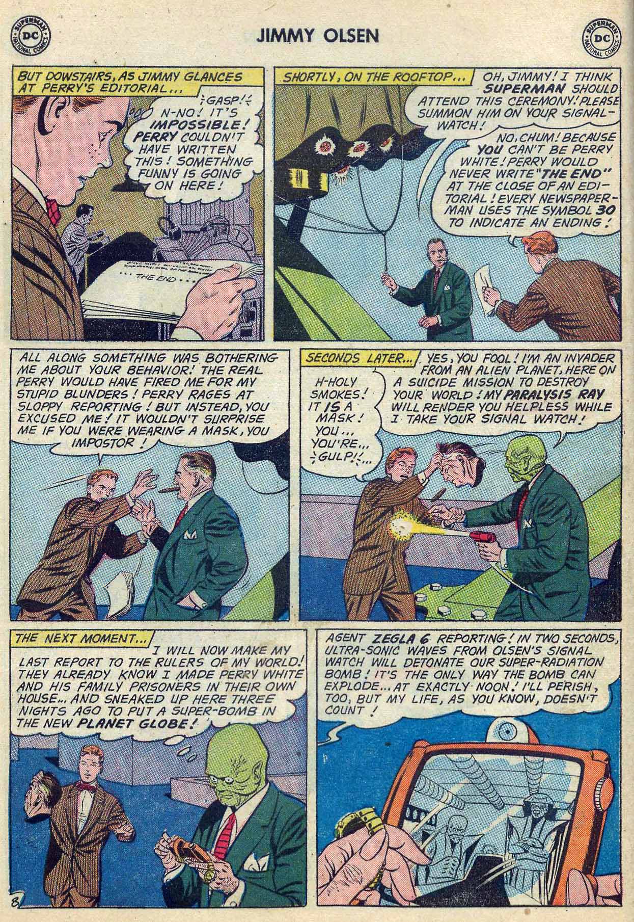 Read online Superman's Pal Jimmy Olsen comic -  Issue #51 - 10