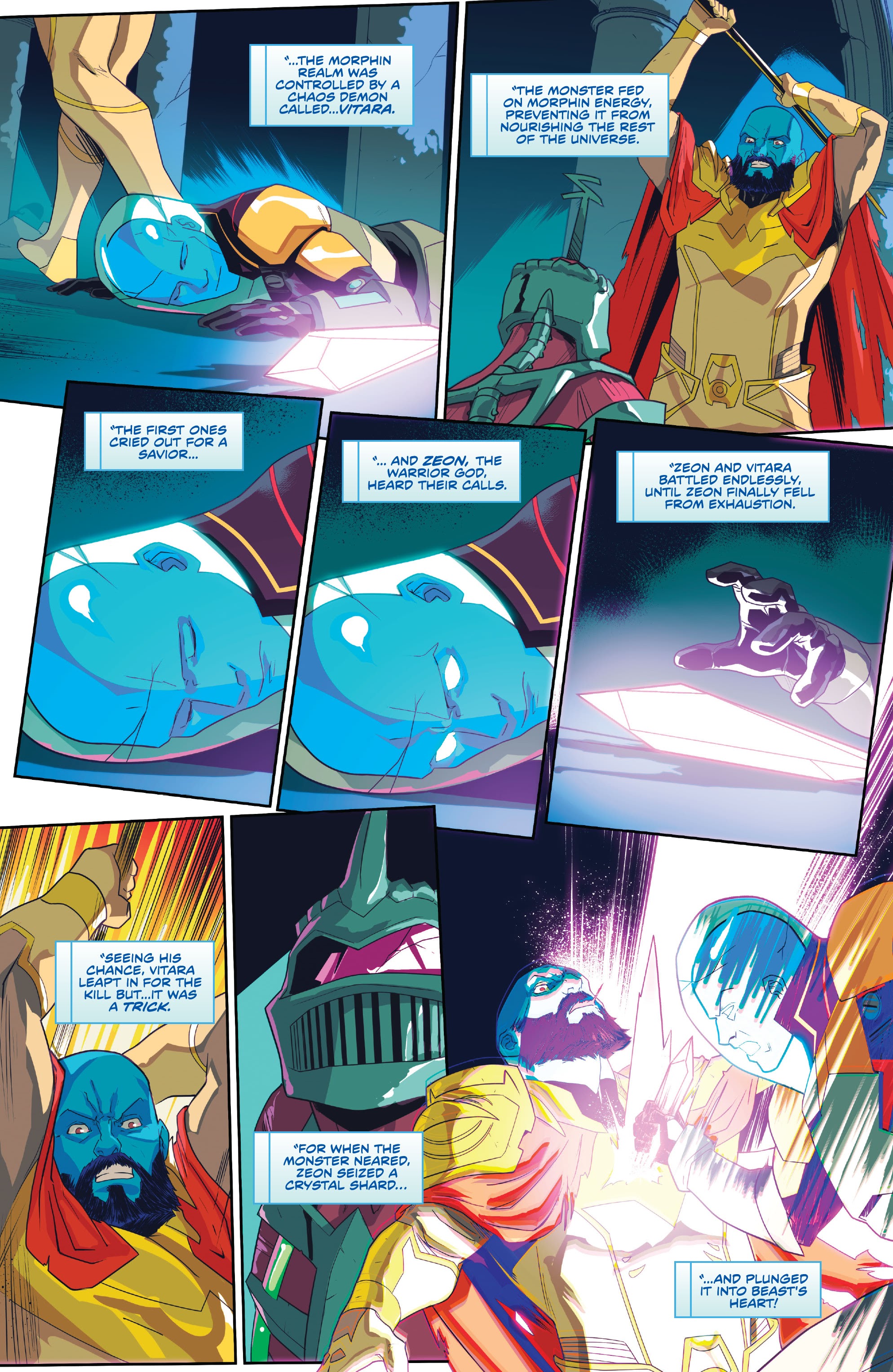 Read online Mighty Morphin comic -  Issue #16 - 17
