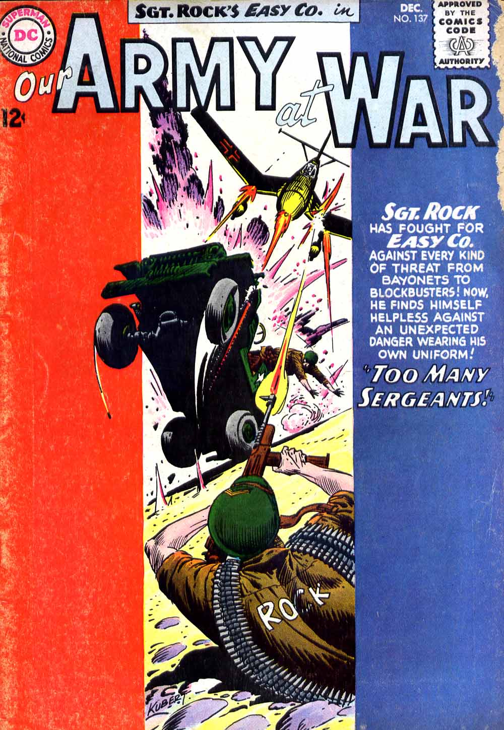 Read online Our Army at War (1952) comic -  Issue #137 - 1