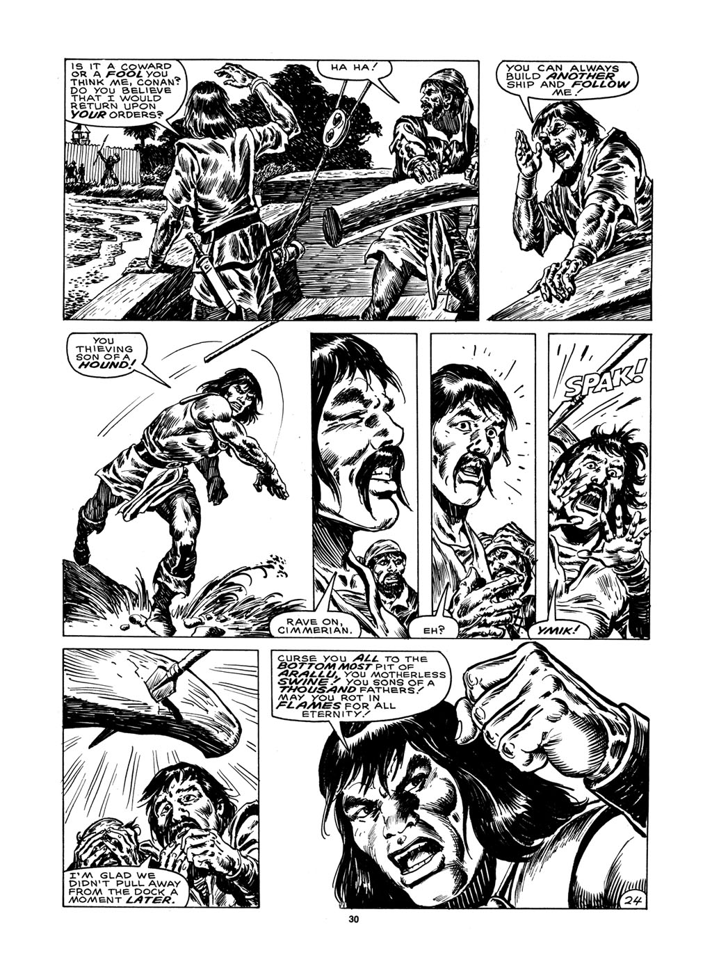 Read online The Savage Sword Of Conan comic -  Issue #150 - 26