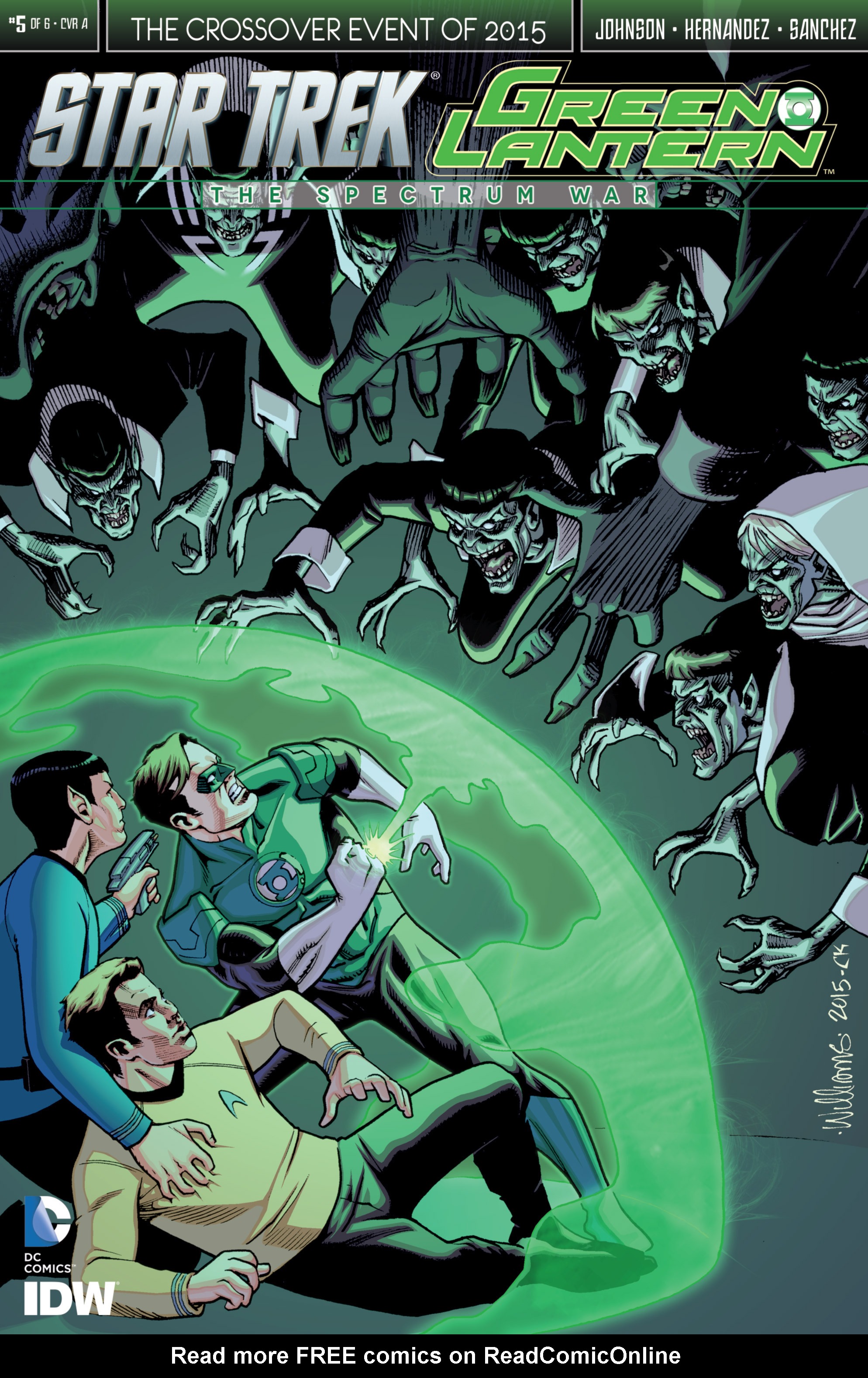 Read online Star Trek/Green Lantern (2015) comic -  Issue #5 - 1