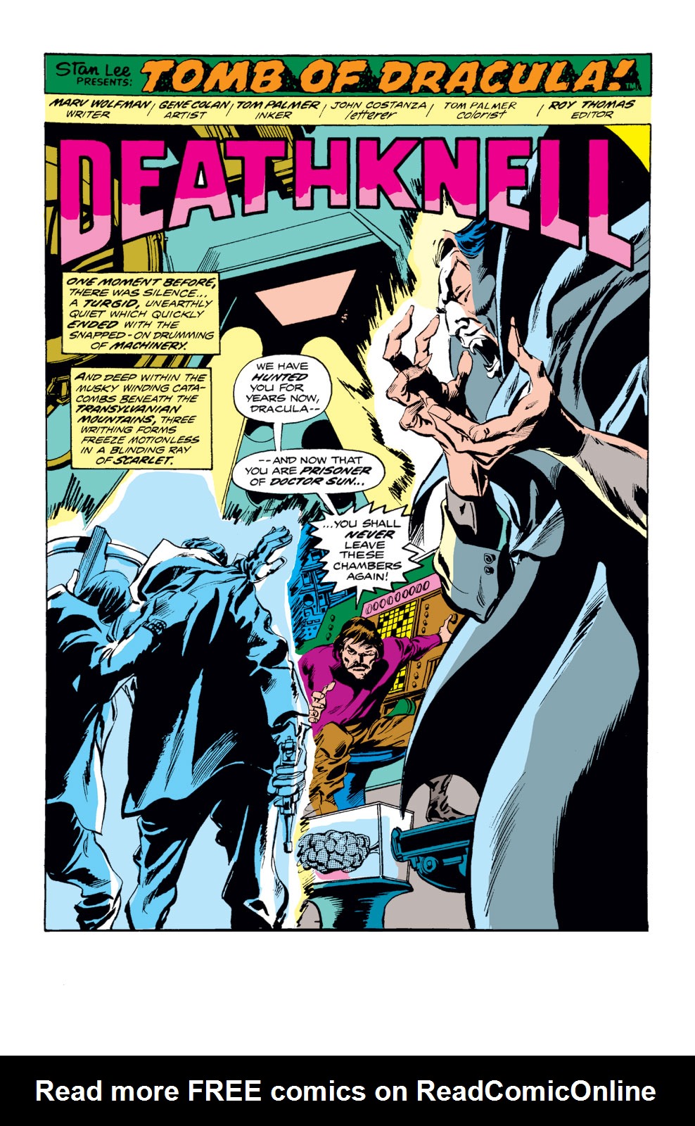 Read online Tomb of Dracula (1972) comic -  Issue #21 - 2