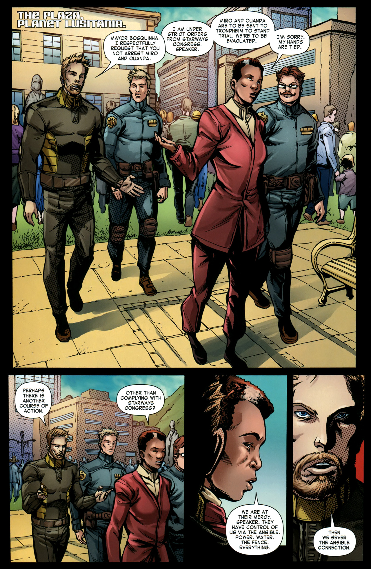 Read online Orson Scott Card's Speaker for the Dead comic -  Issue #4 - 4