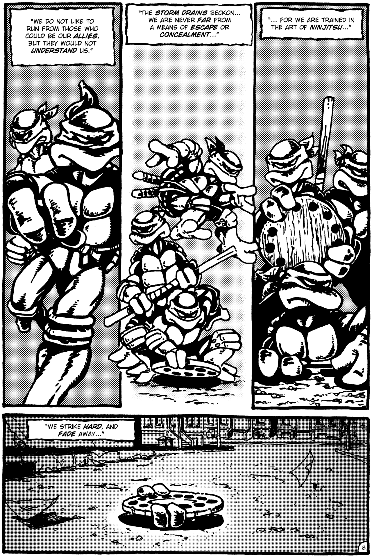 Read online Teenage Mutant Ninja Turtles (1984) comic -  Issue #1 - 9