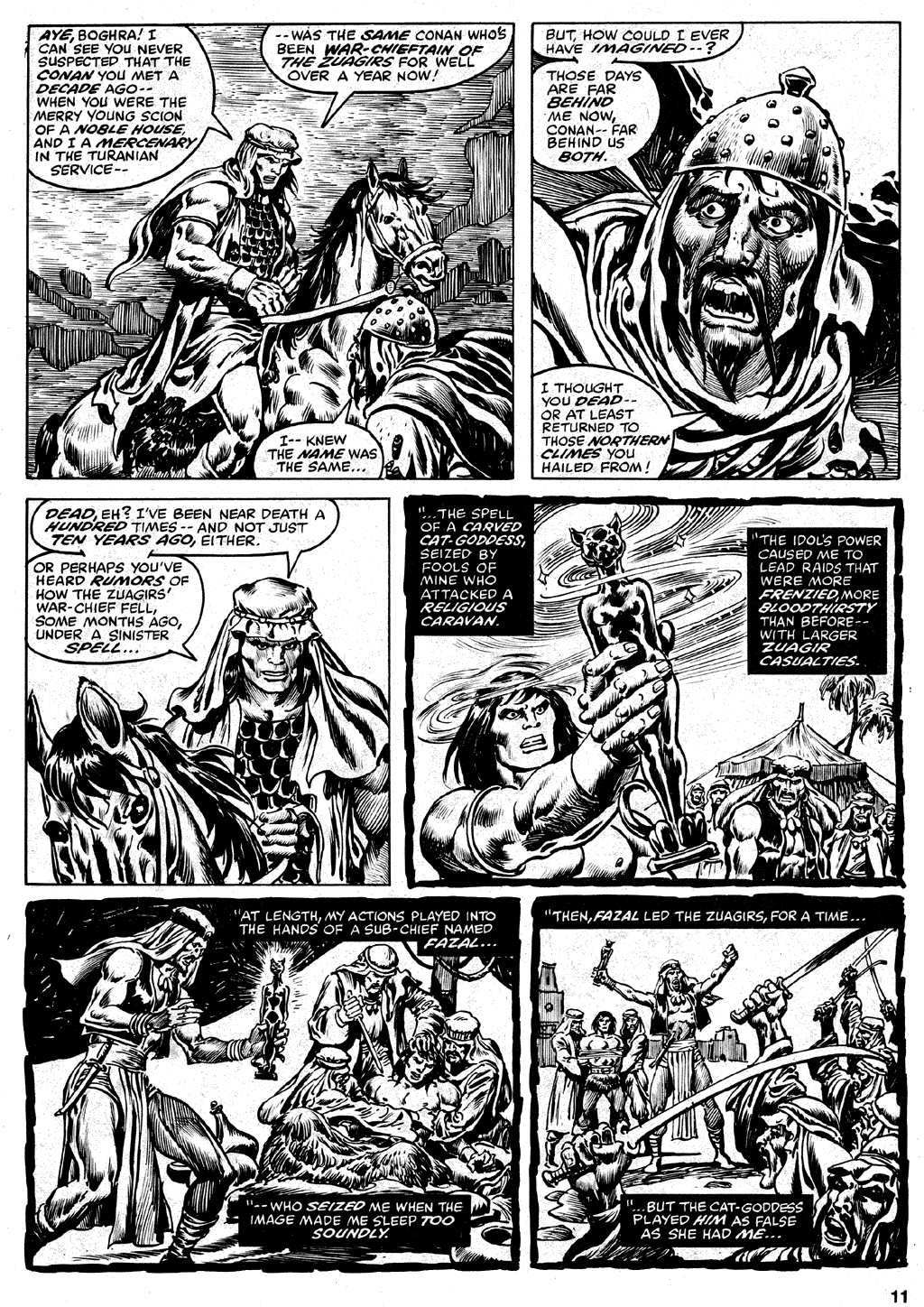 Read online The Savage Sword Of Conan comic -  Issue #35 - 11