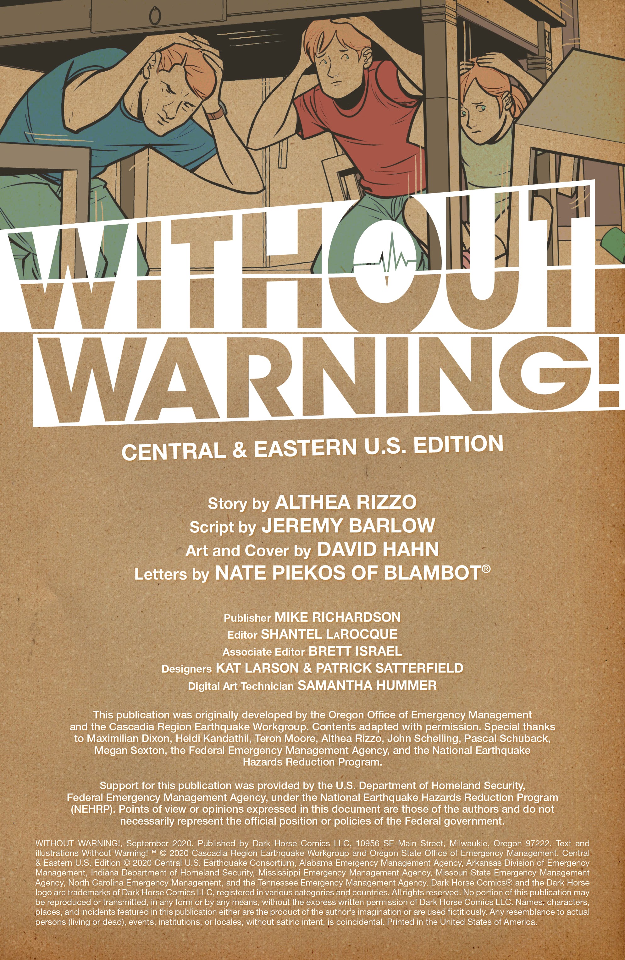 Read online Without Warning! comic -  Issue # Earthquake (CUSEC) - 2