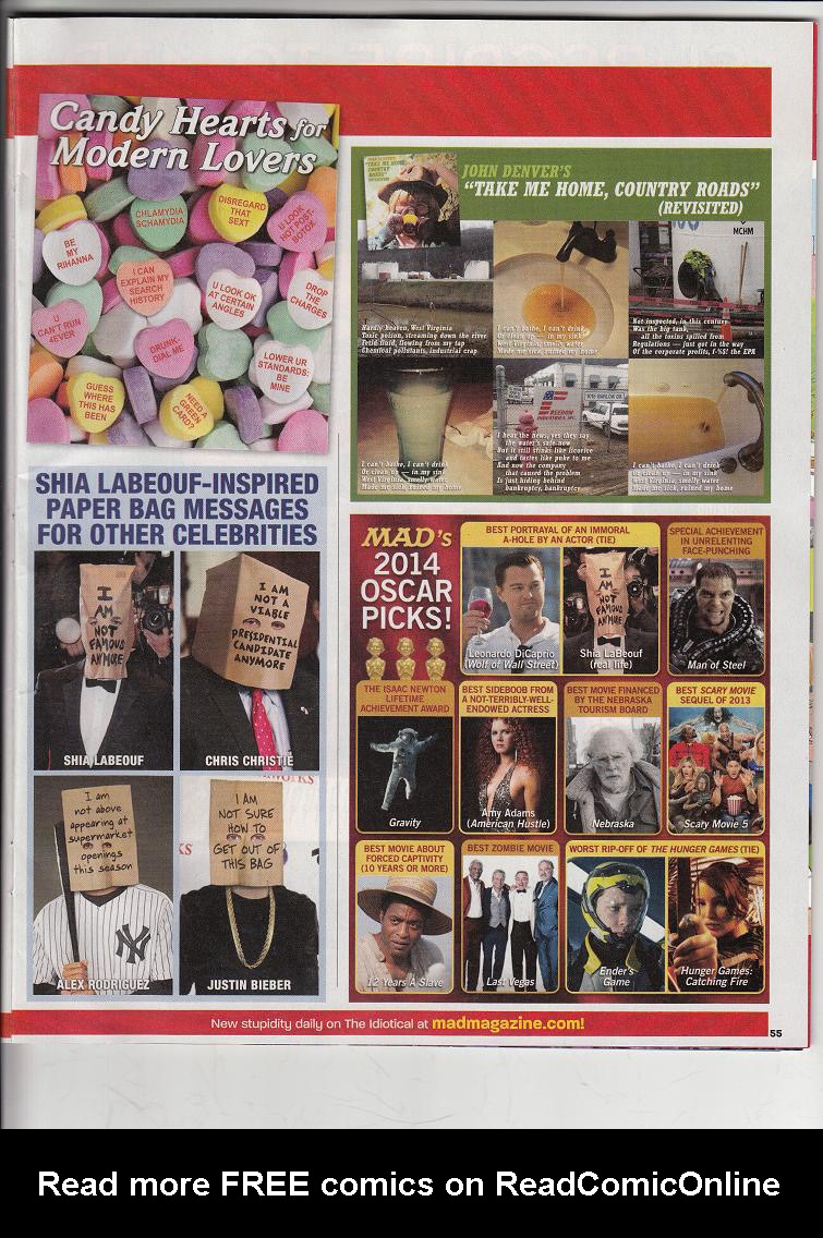 Read online MAD comic -  Issue #527 - 55