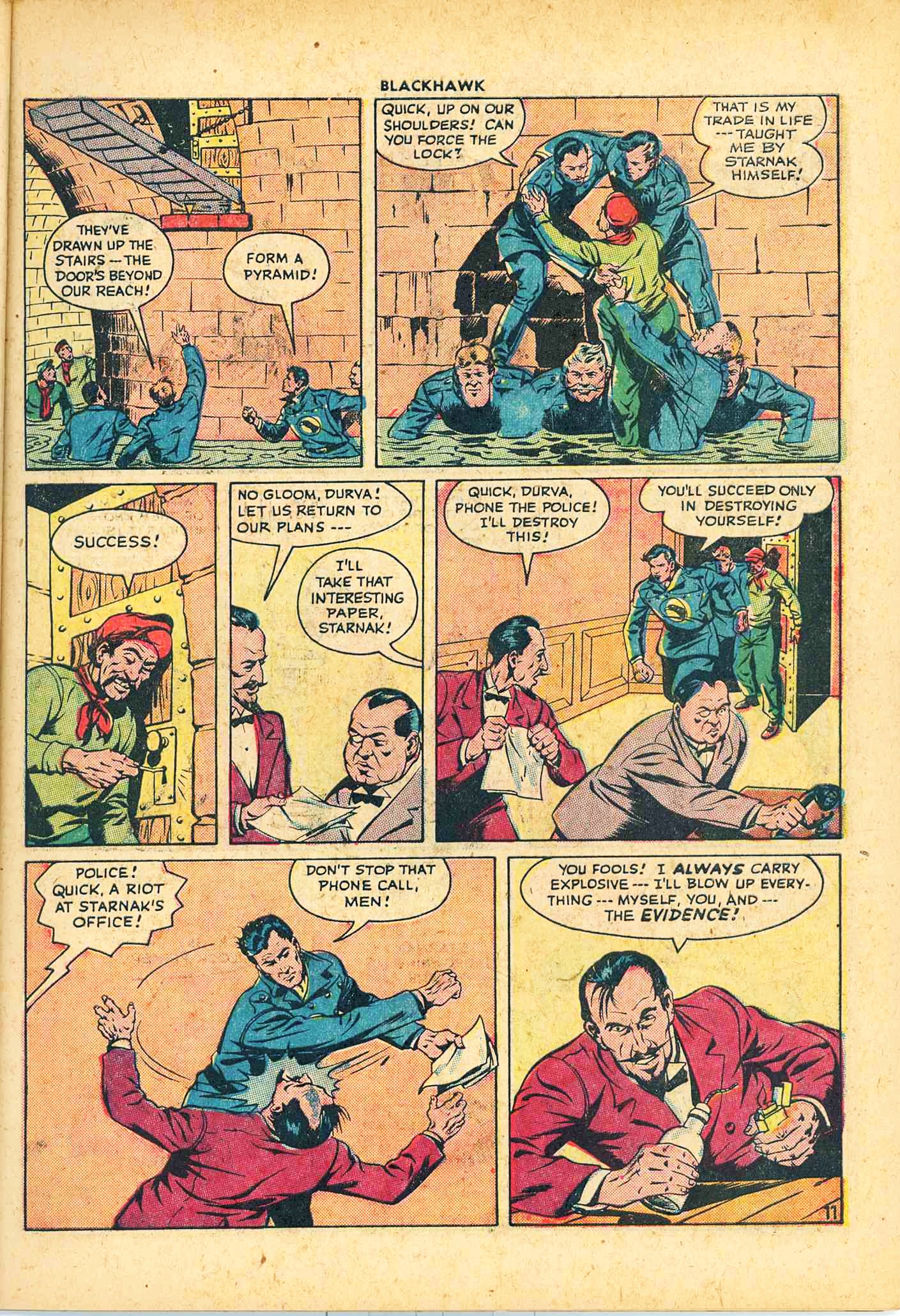 Read online Blackhawk (1957) comic -  Issue #11 - 13