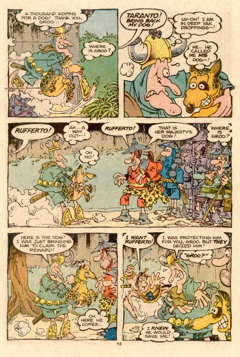 Read online Sergio Aragonés Groo the Wanderer comic -  Issue #30 - 13