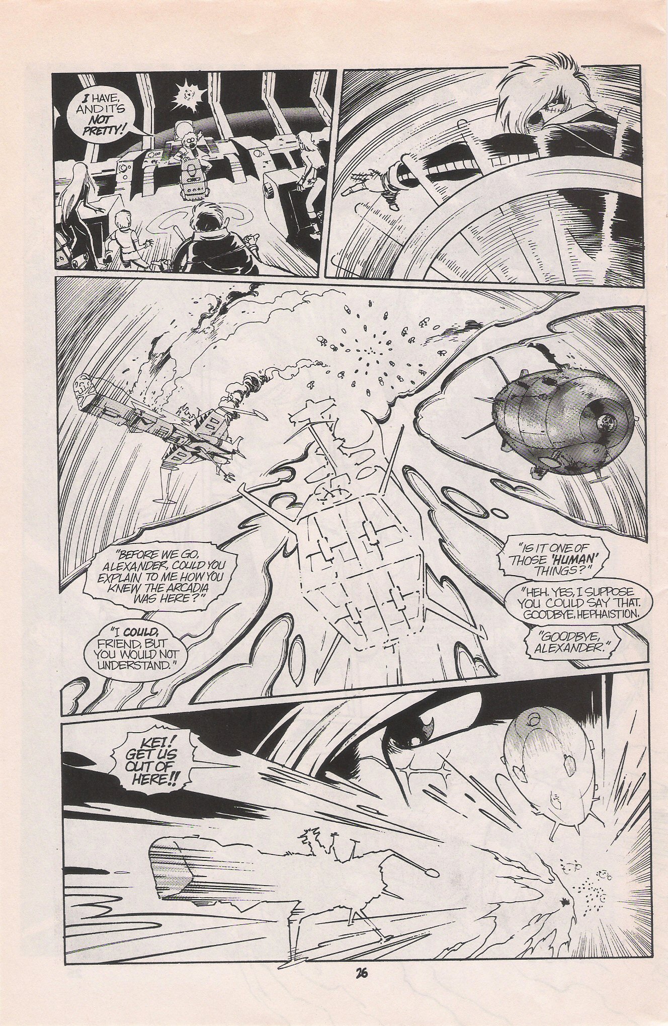 Read online Captain Harlock: Deathshadow Rising comic -  Issue #6 - 28