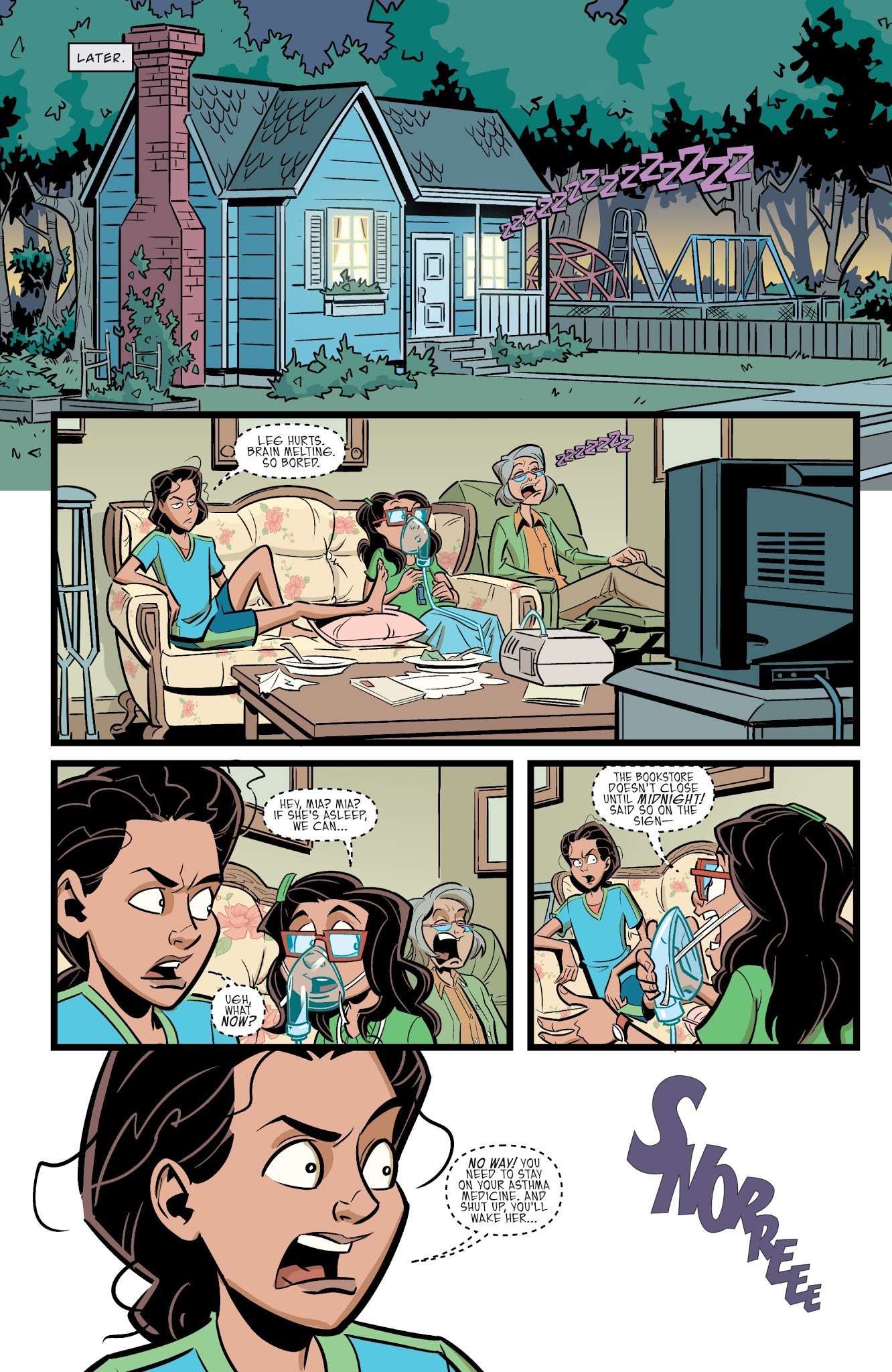 Read online Goosebumps: Monsters At Midnight comic -  Issue #1 - 7