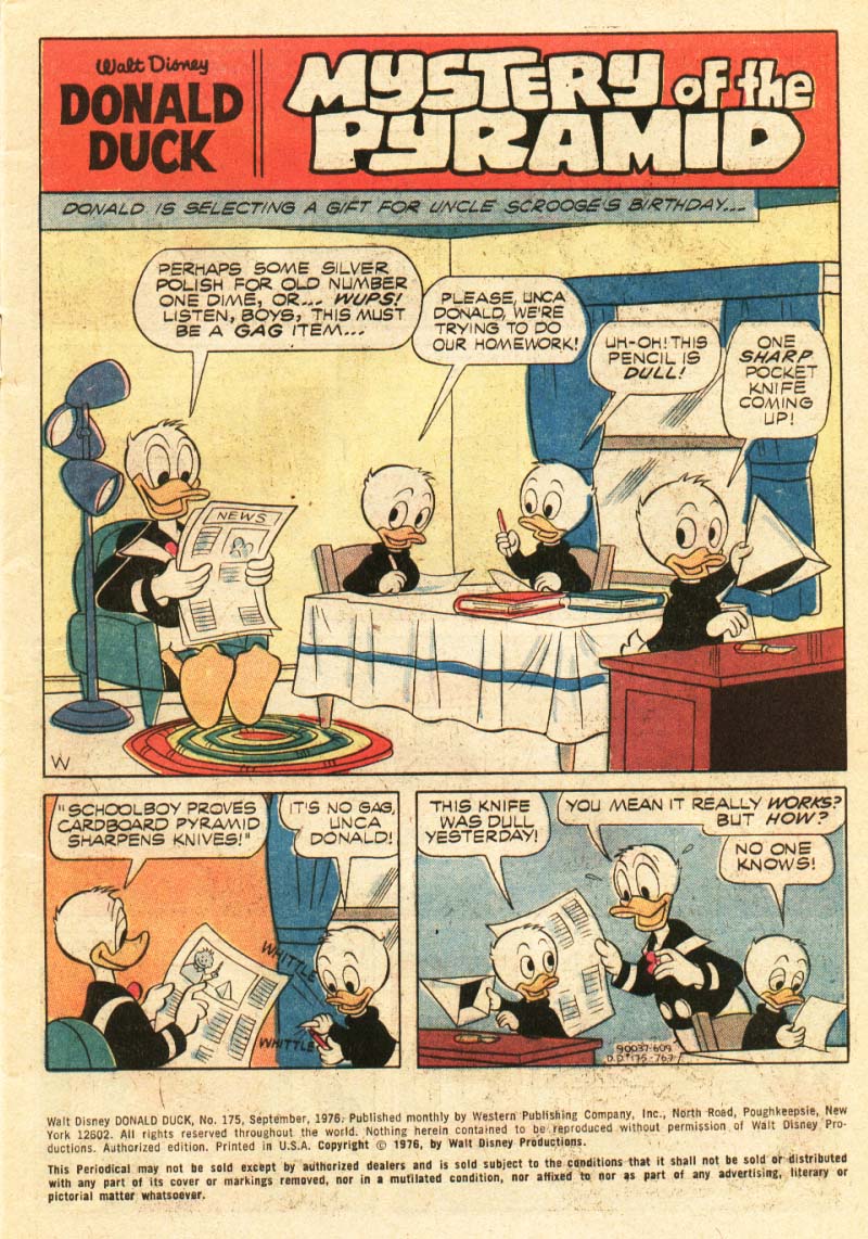 Read online Donald Duck (1962) comic -  Issue #175 - 3