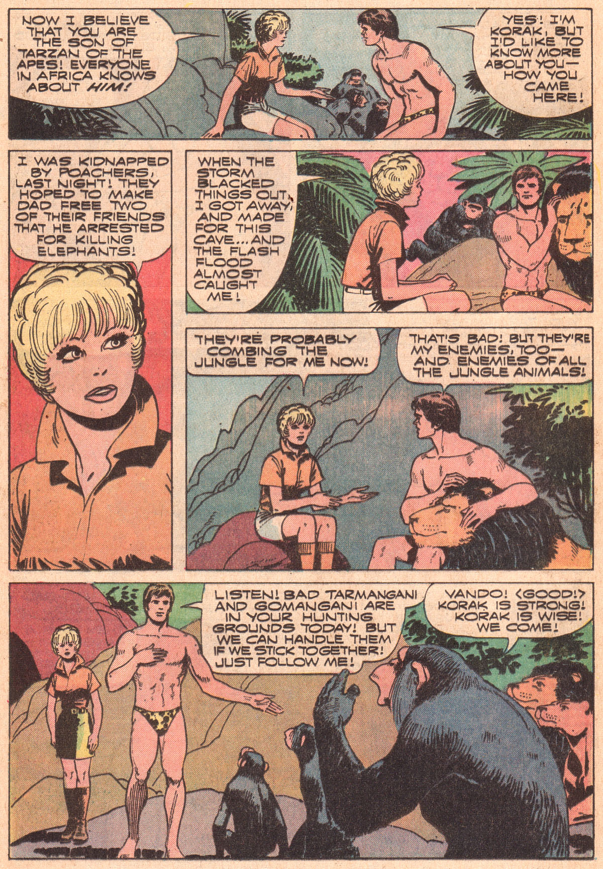 Read online Korak, Son of Tarzan (1964) comic -  Issue #43 - 16