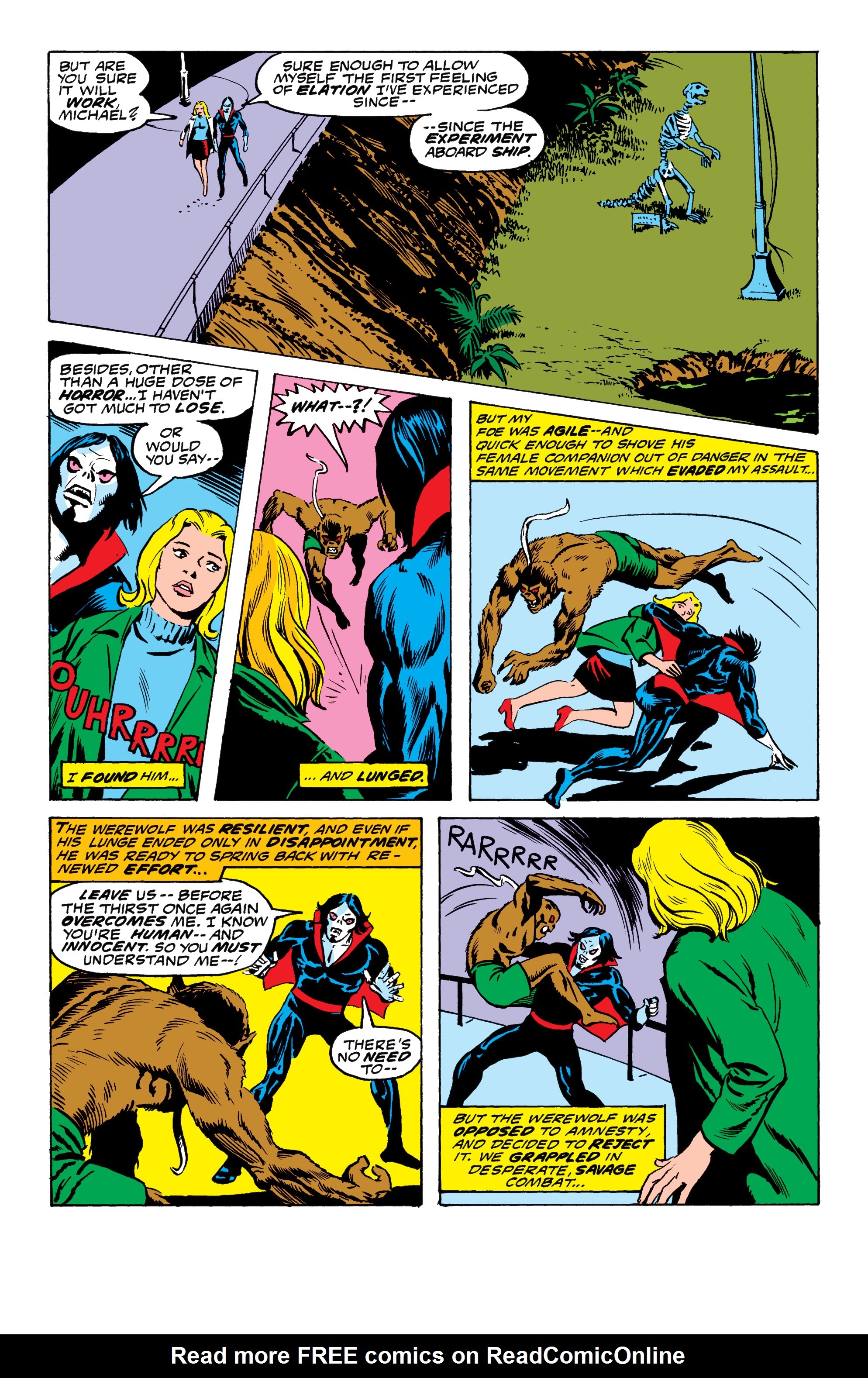 Read online Morbius Epic Collection comic -  Issue # The Living Vampire (Part 4) - 87