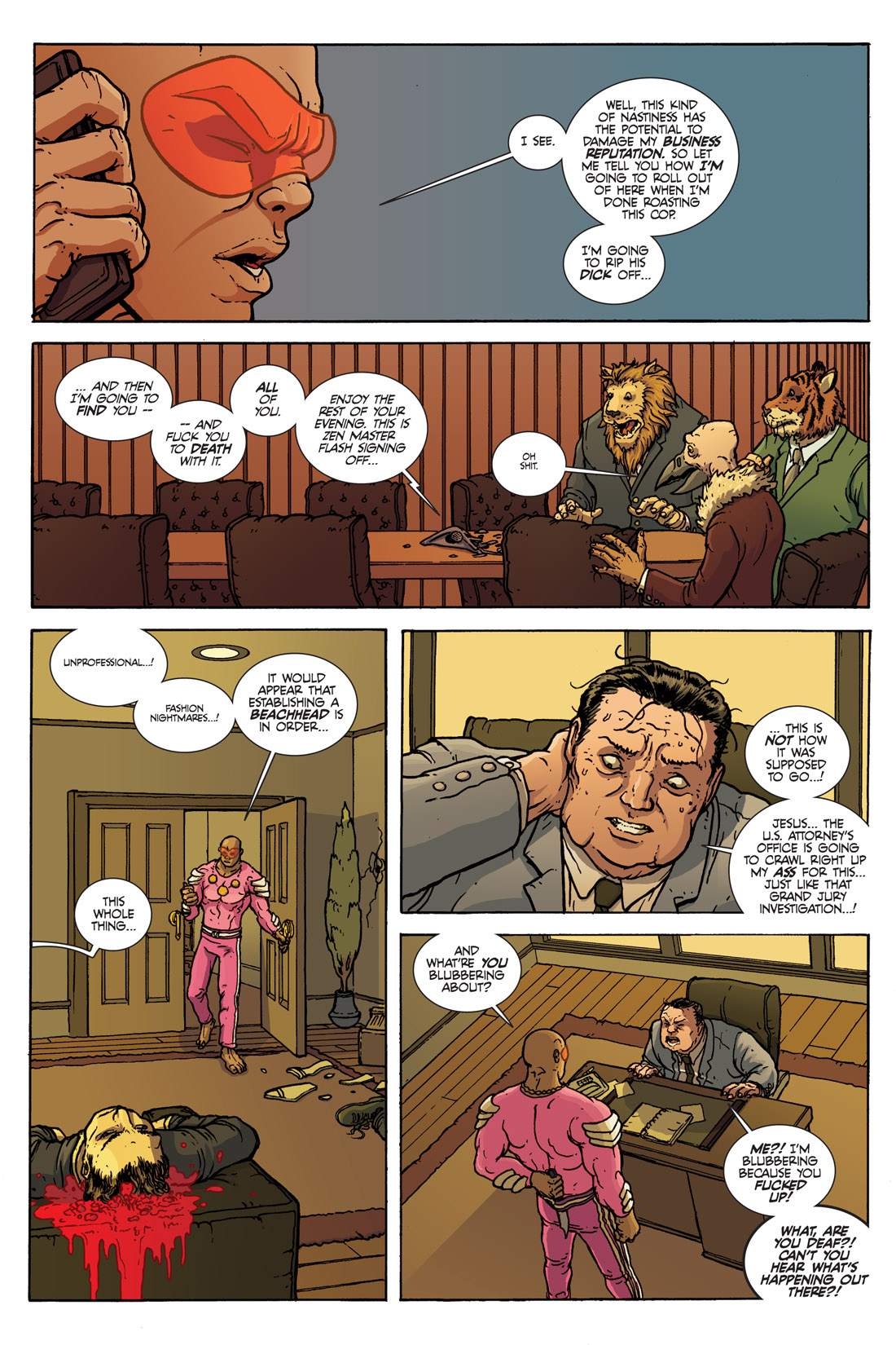 Read online Officer Downe: Bigger, Better, Bastard Edition comic -  Issue # TPB - 42