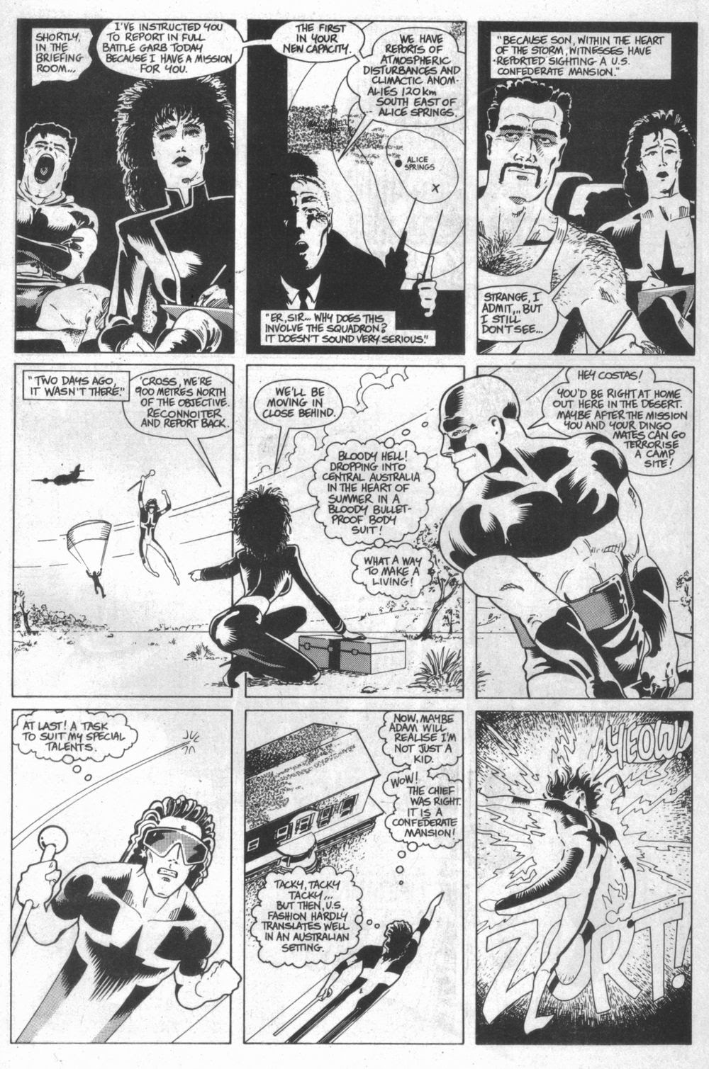 Read online Southern Squadron comic -  Issue #1 - 11