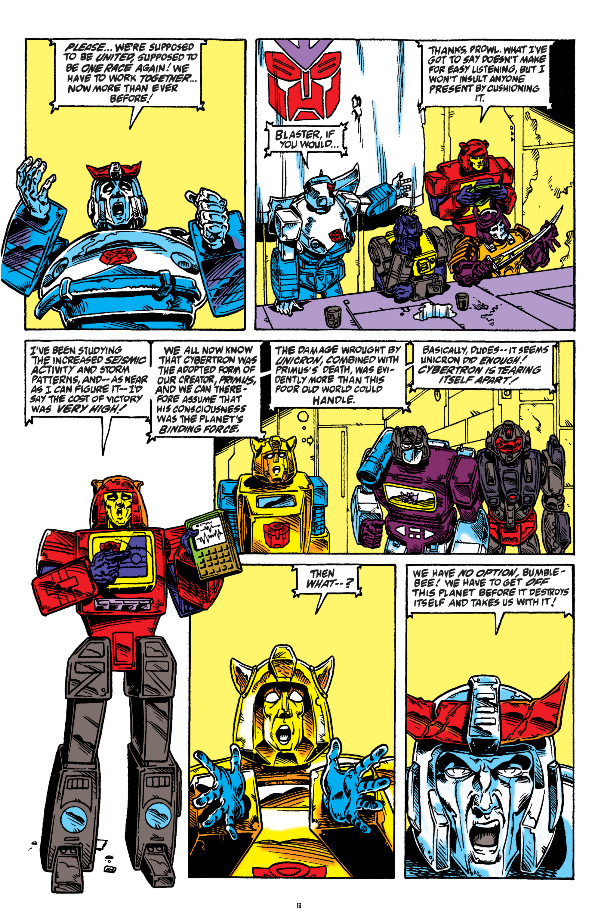 Read online The Transformers Classics comic -  Issue # TPB 7 - 14