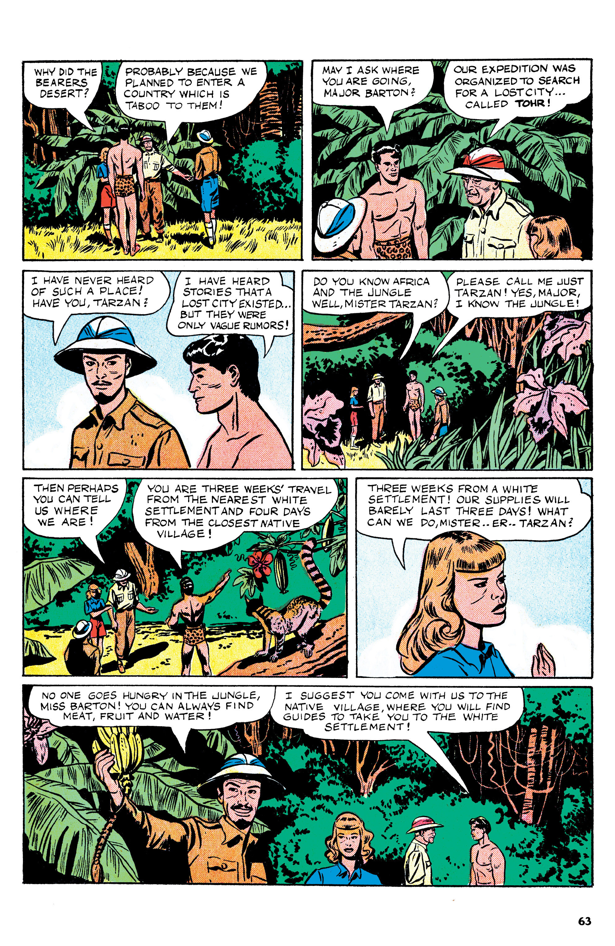Read online Edgar Rice Burroughs Tarzan: The Jesse Marsh Years Omnibus comic -  Issue # TPB (Part 1) - 64