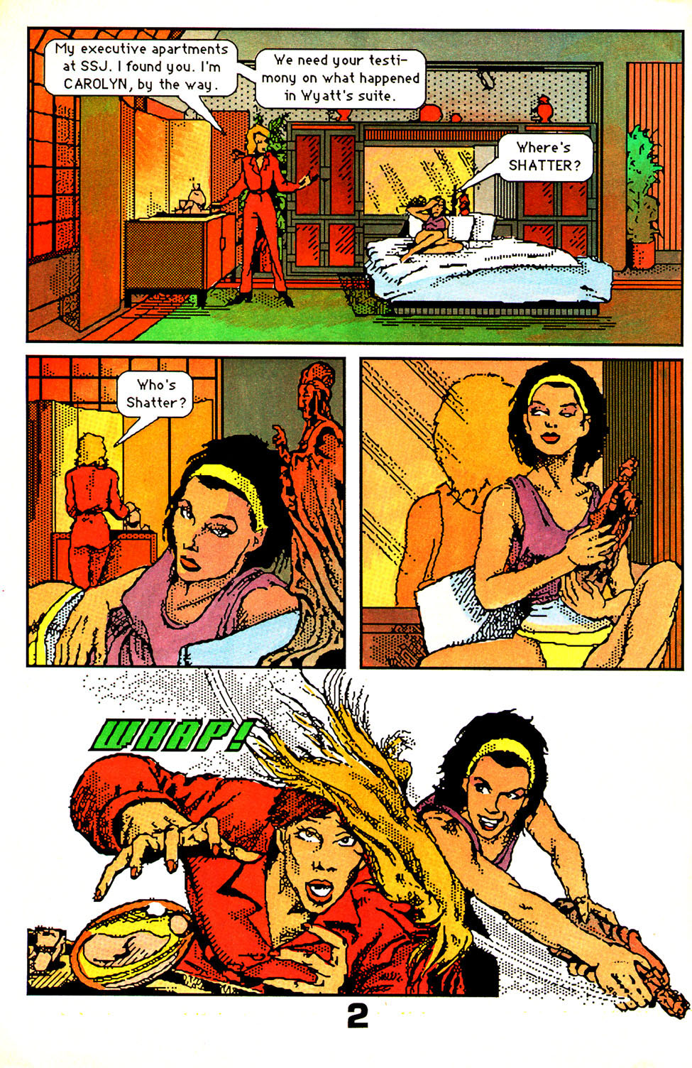 Read online Shatter comic -  Issue #3 - 4