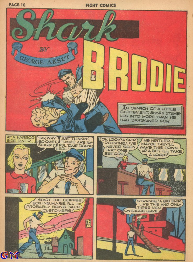 Read online Fight Comics comic -  Issue #11 - 12