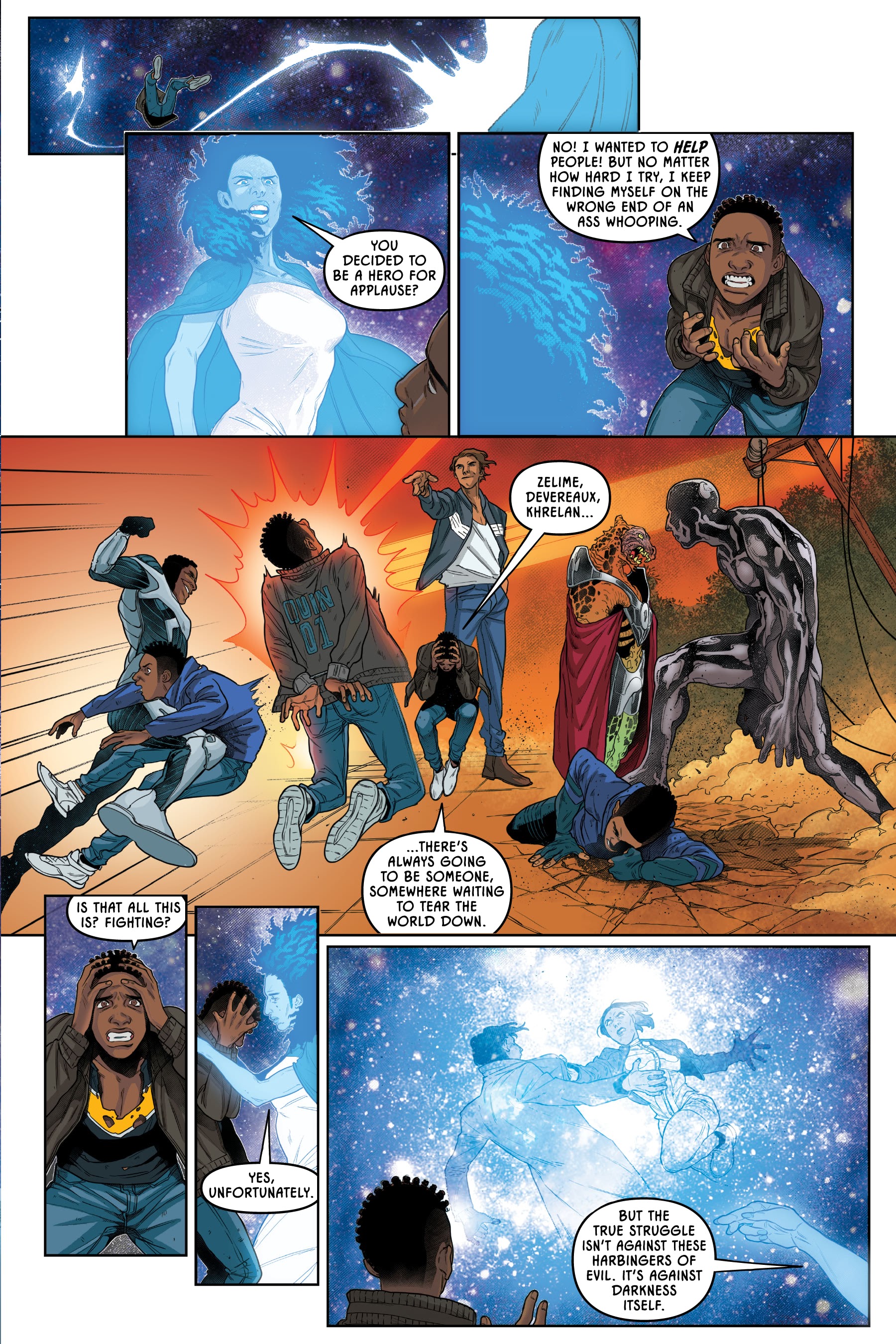 Read online Quincredible: The Hero Within comic -  Issue # TPB - 110