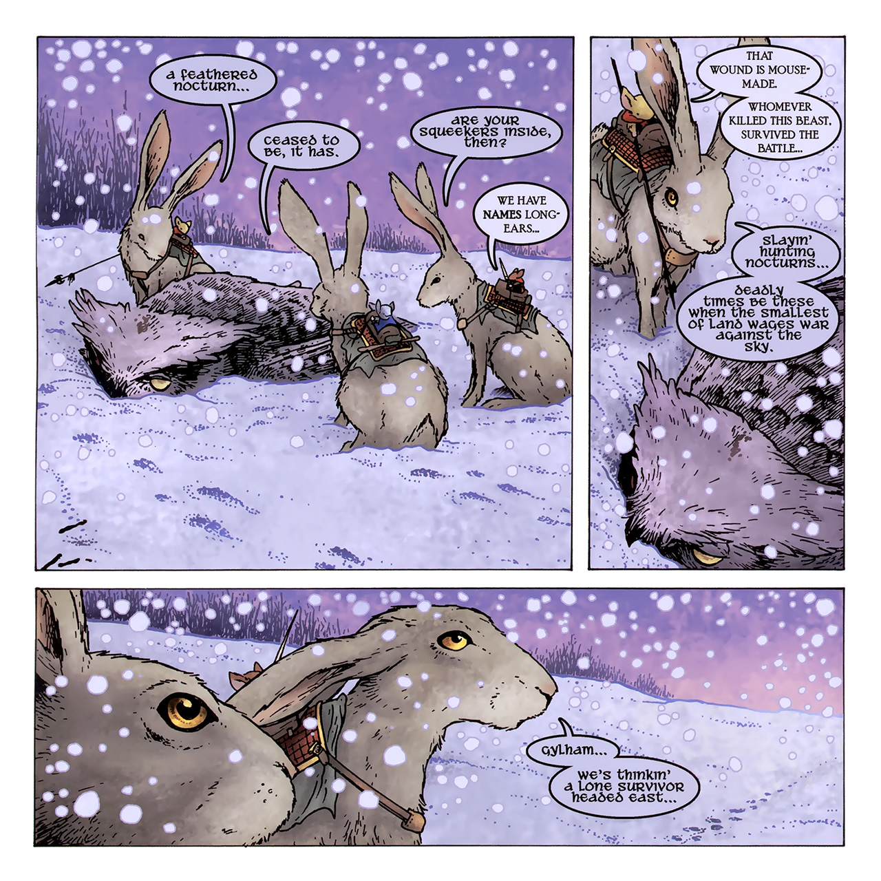Read online Mouse Guard: Winter 1152 comic -  Issue #6 - 10