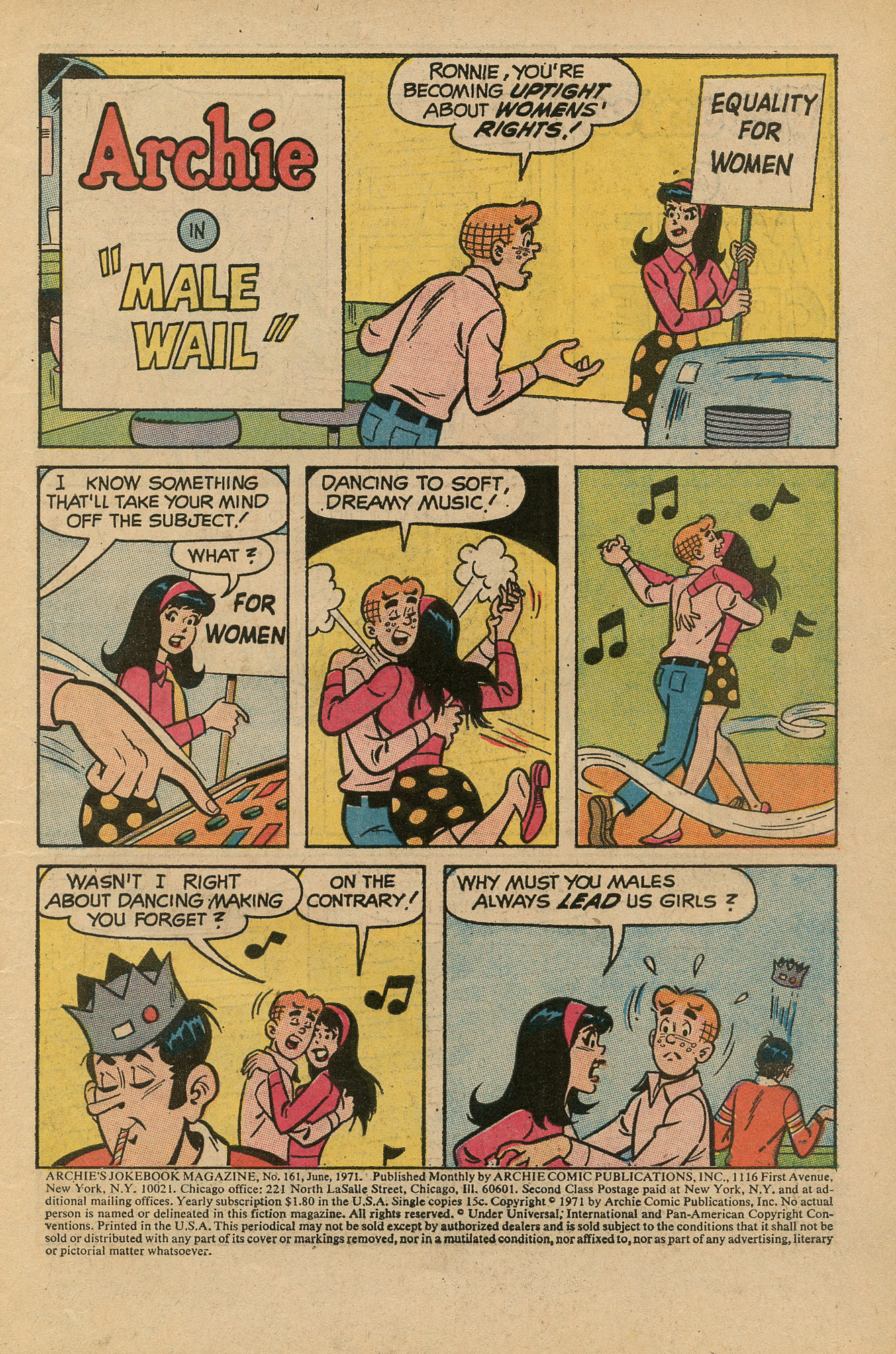 Read online Archie's Joke Book Magazine comic -  Issue #161 - 3