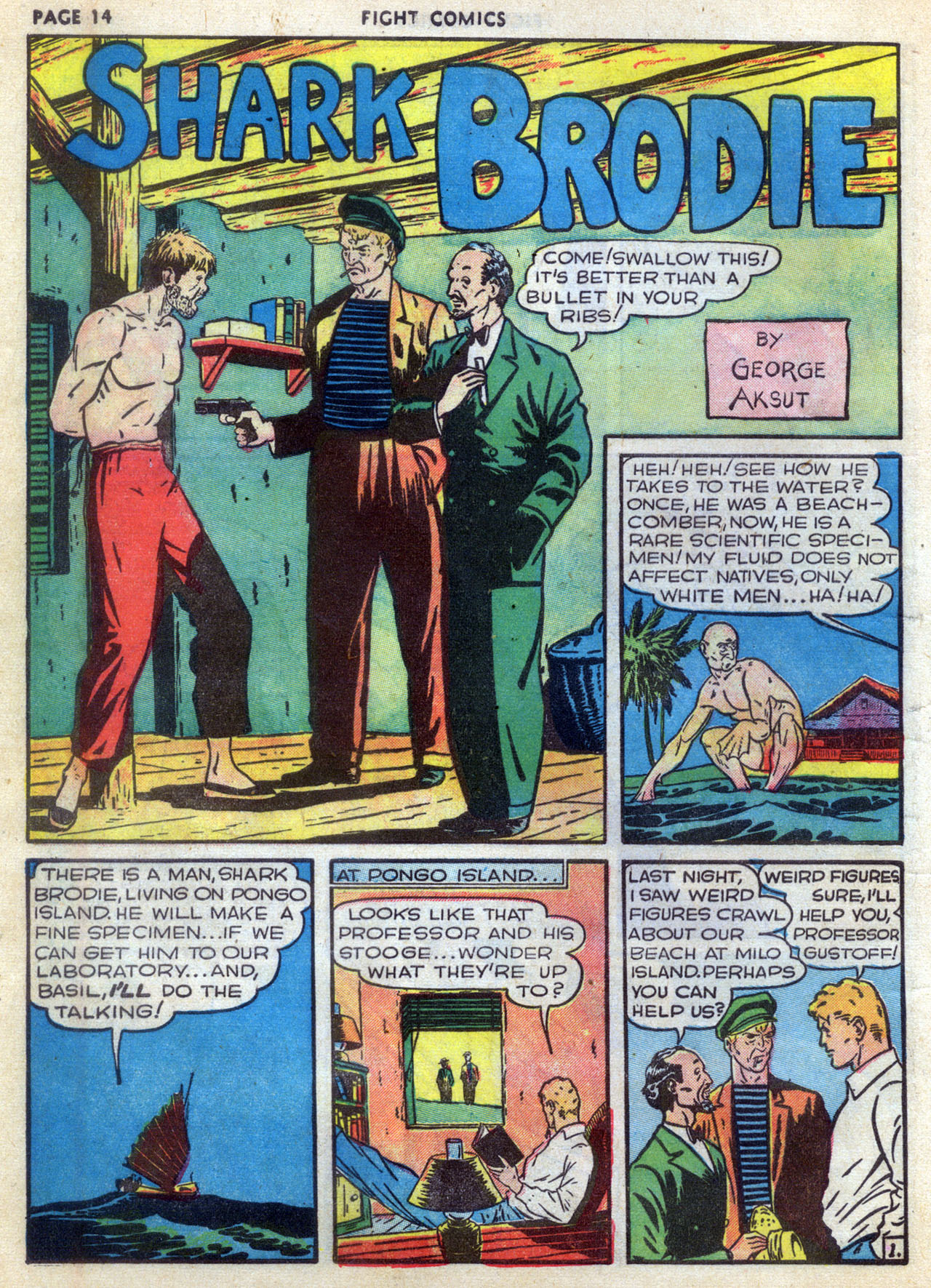 Read online Fight Comics comic -  Issue #9 - 16