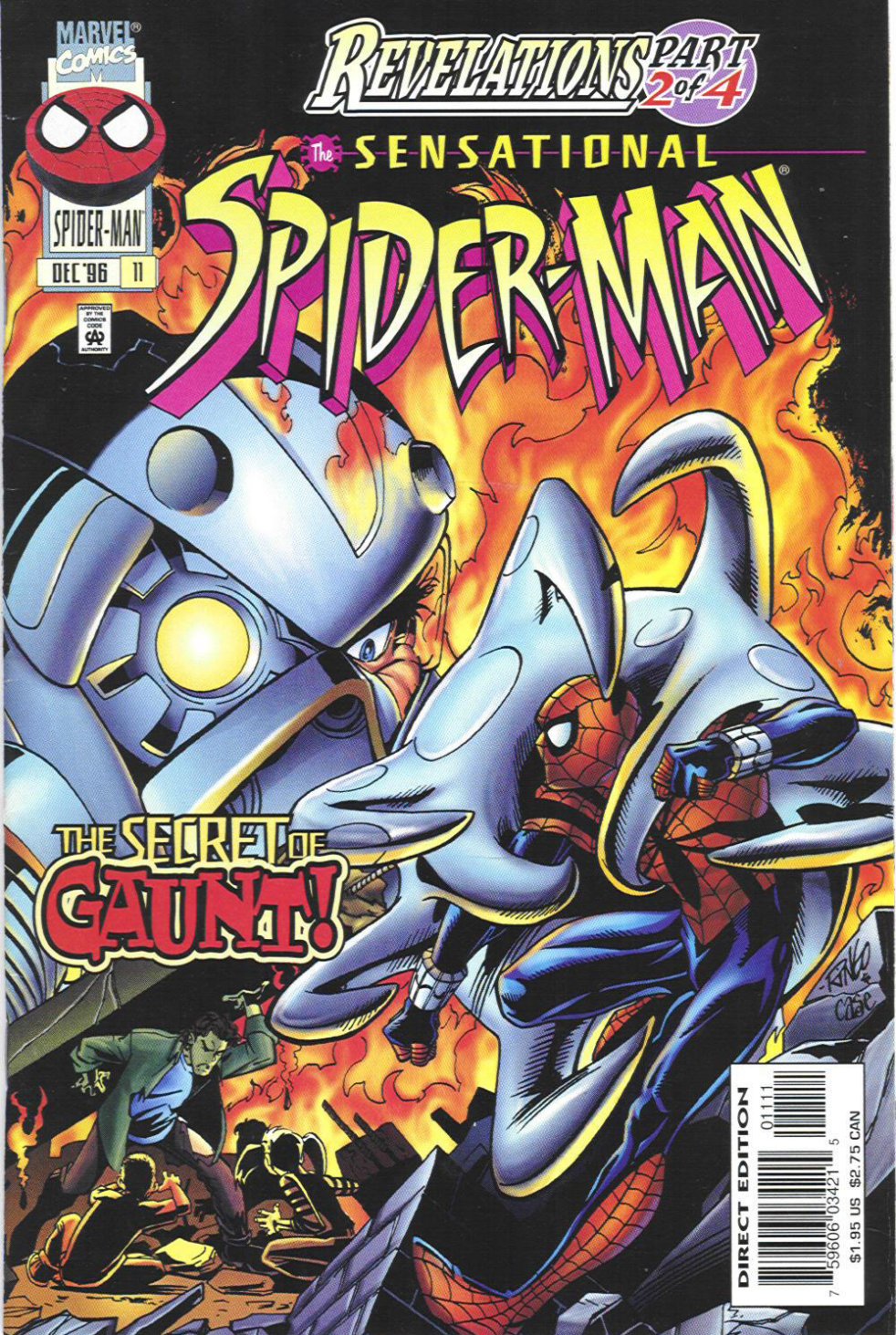 Read online The Sensational Spider-Man (1996) comic -  Issue #11 - 1