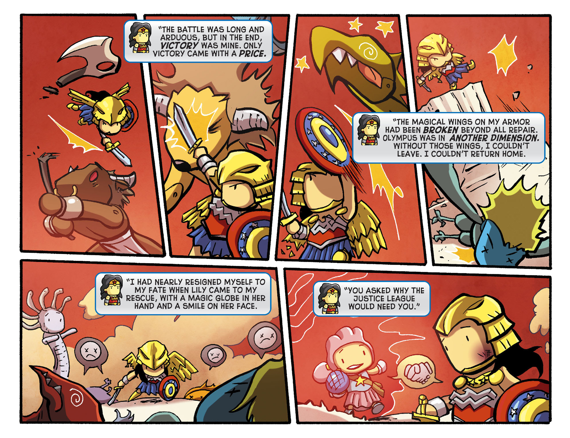 Read online Scribblenauts Unmasked: A Crisis of Imagination comic -  Issue #5 - 16