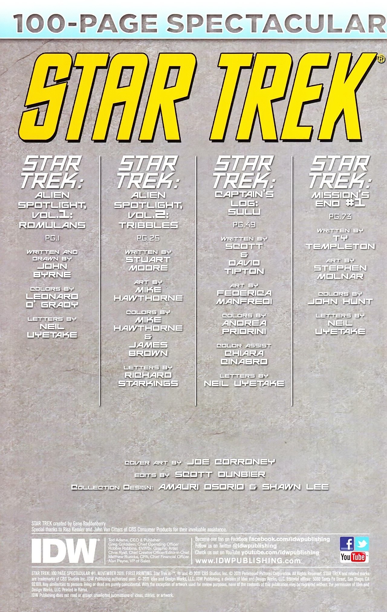 Read online Star Trek: 100 Page Spectacular comic -  Issue # Full - 2